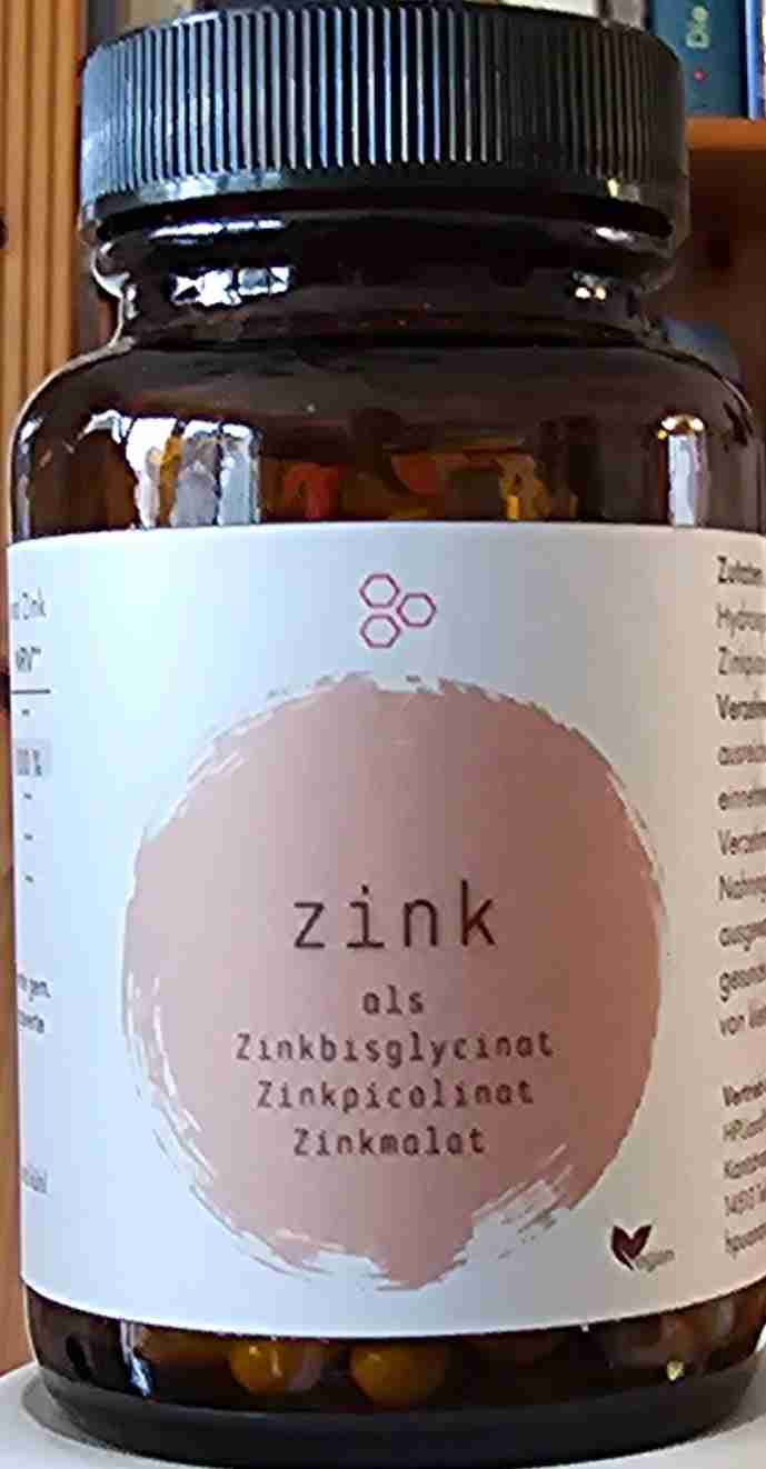 Zink als Zink-bisglycinat/-picolinat/-malat