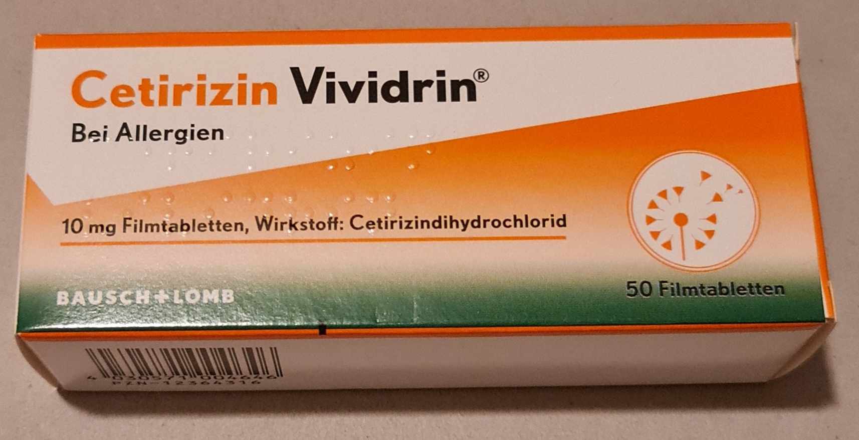 Cetirizin Vividrin 10mg