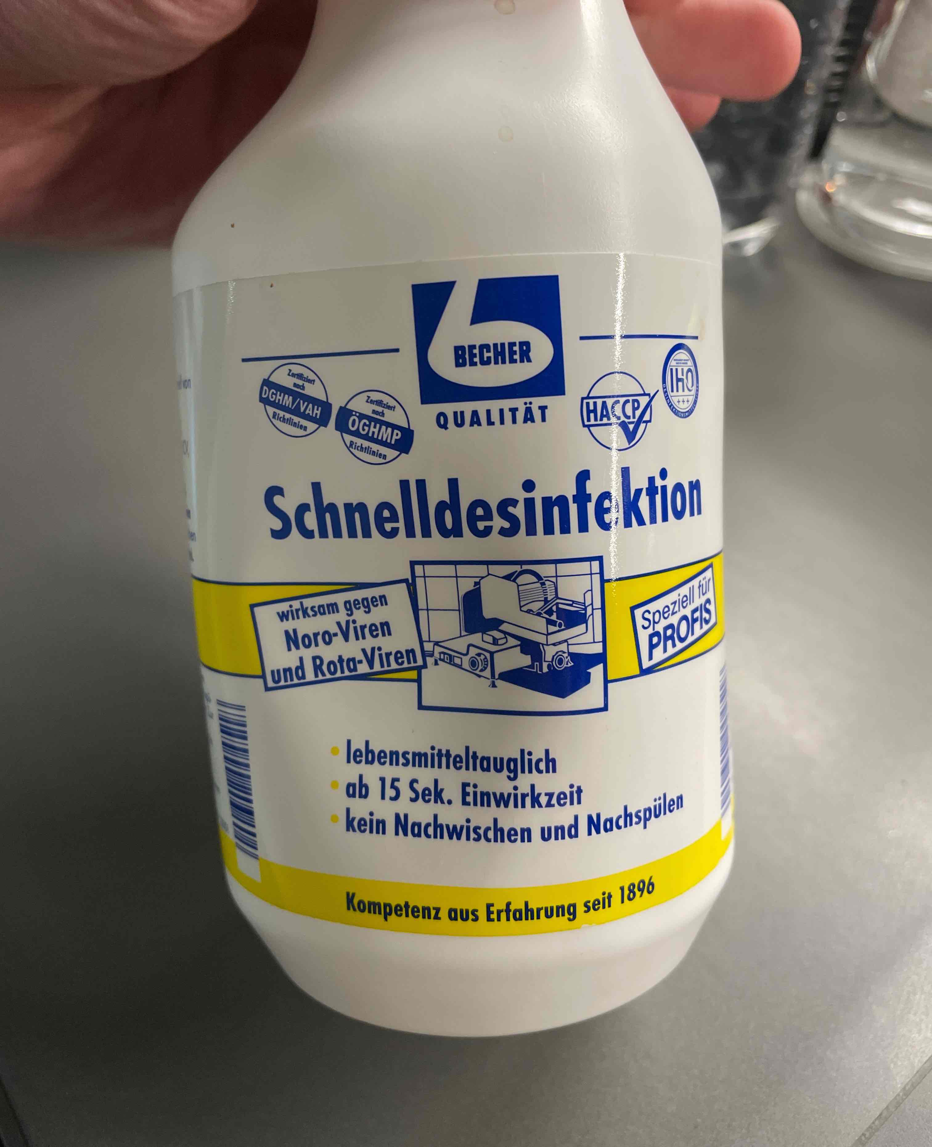 Schnelldesinfektion