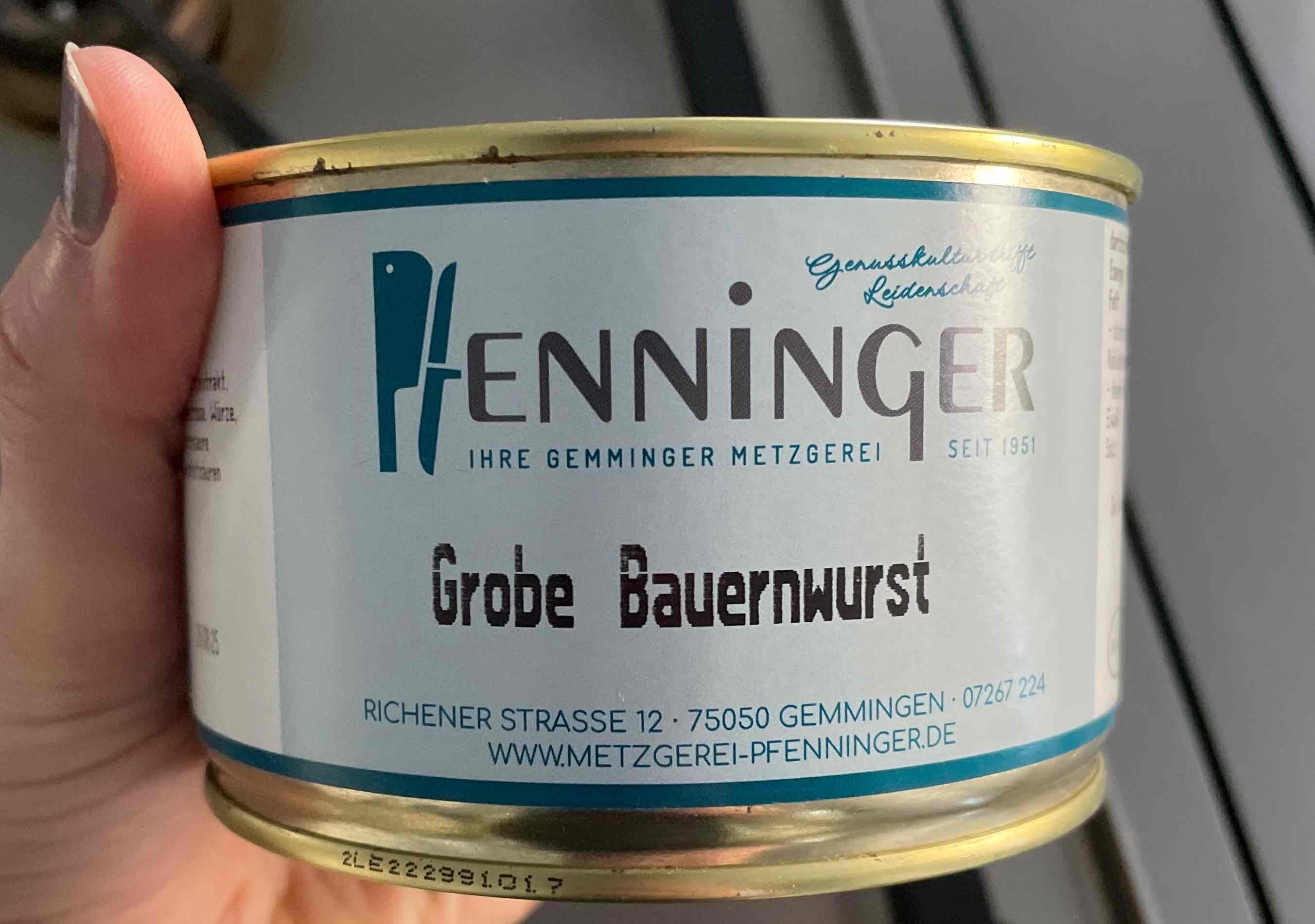 Grobe Bauernwurst
