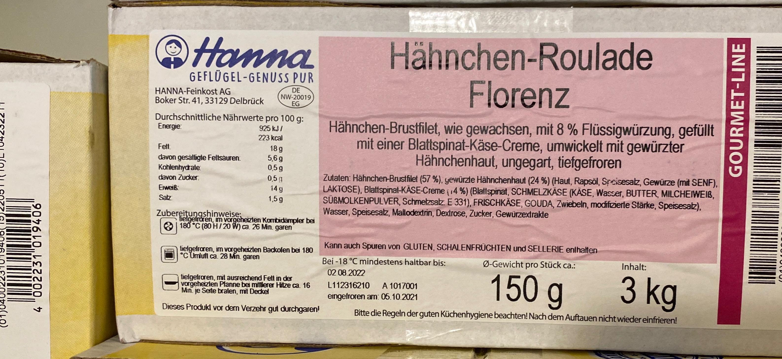Hänchen-Roulade Florenz