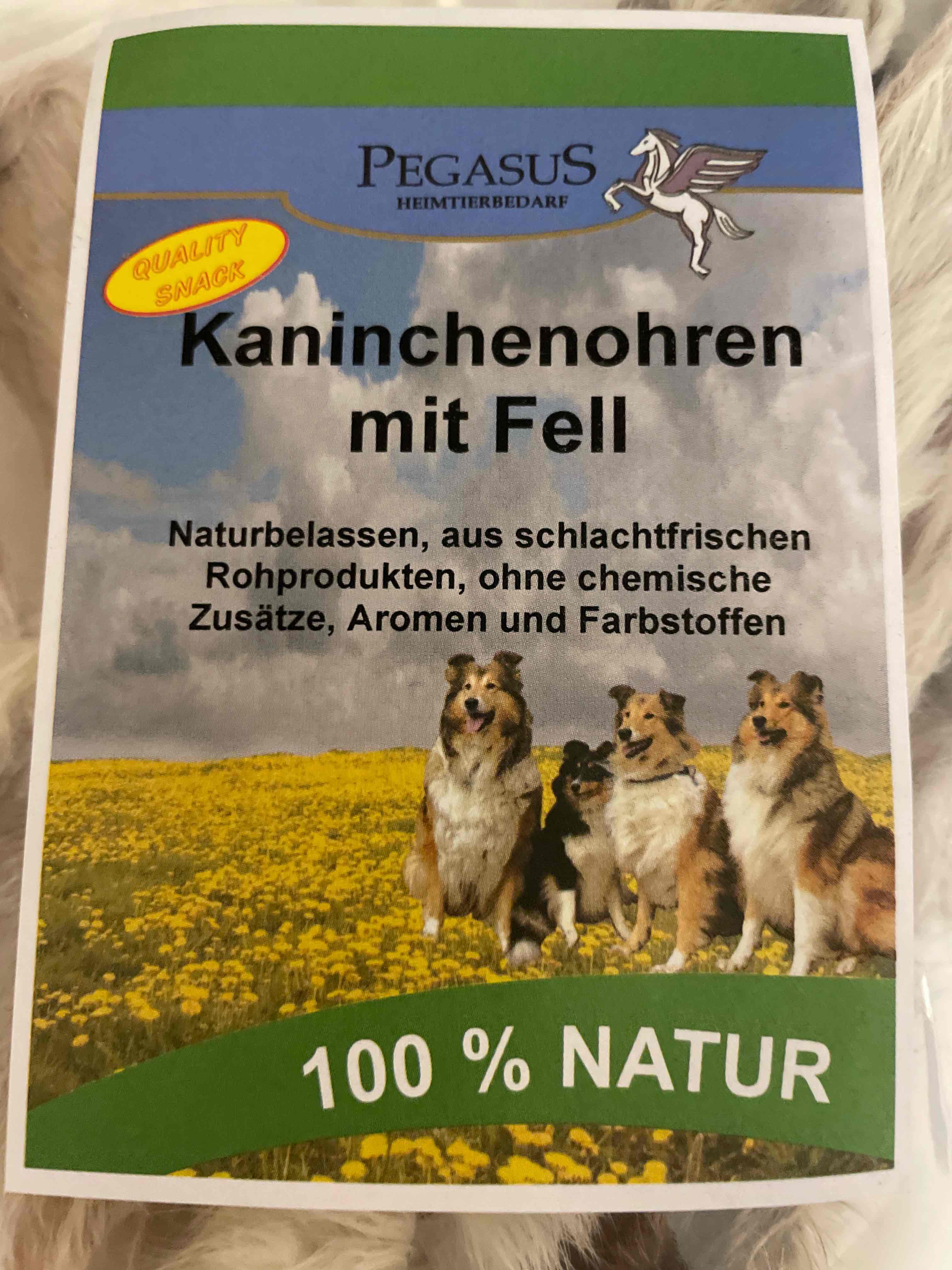 Kaninchenohren mit Fell