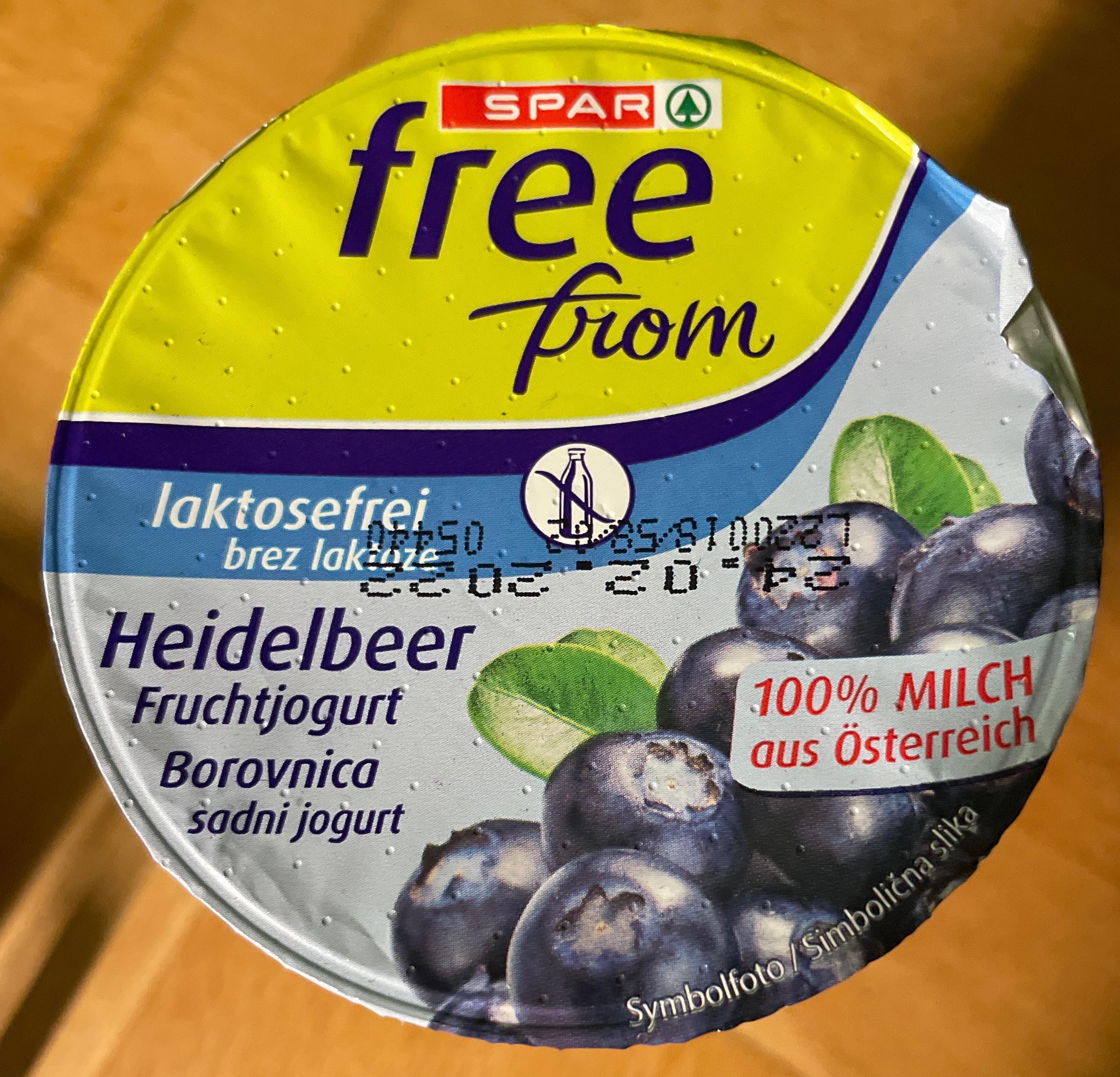 Heidelbeer Fruchtjoghurt