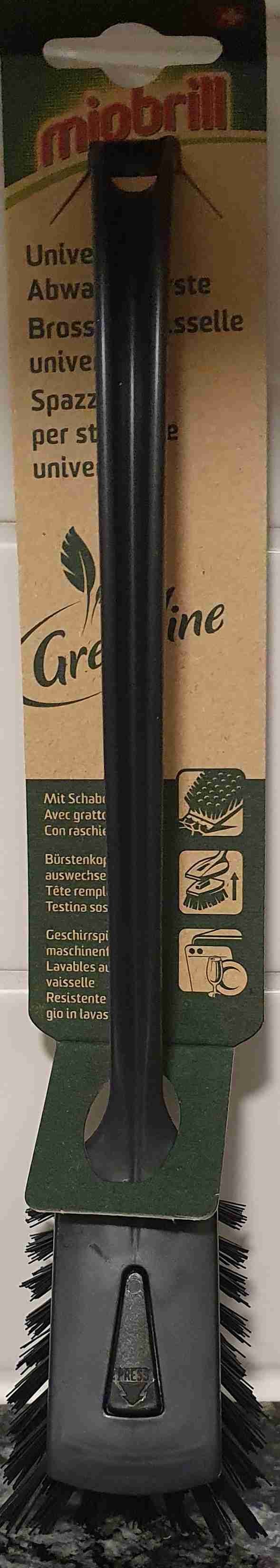 Bürste, Plastik, tauschbarer Kopf