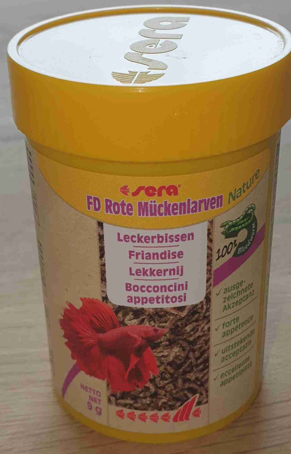 Futter, FD Rote Mückenlarven