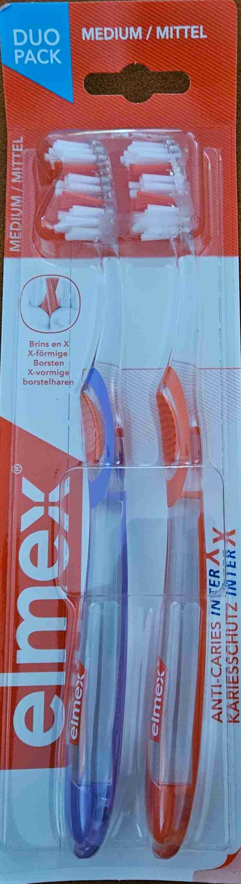 Zahnbürste, Mittel, Duo-Pack