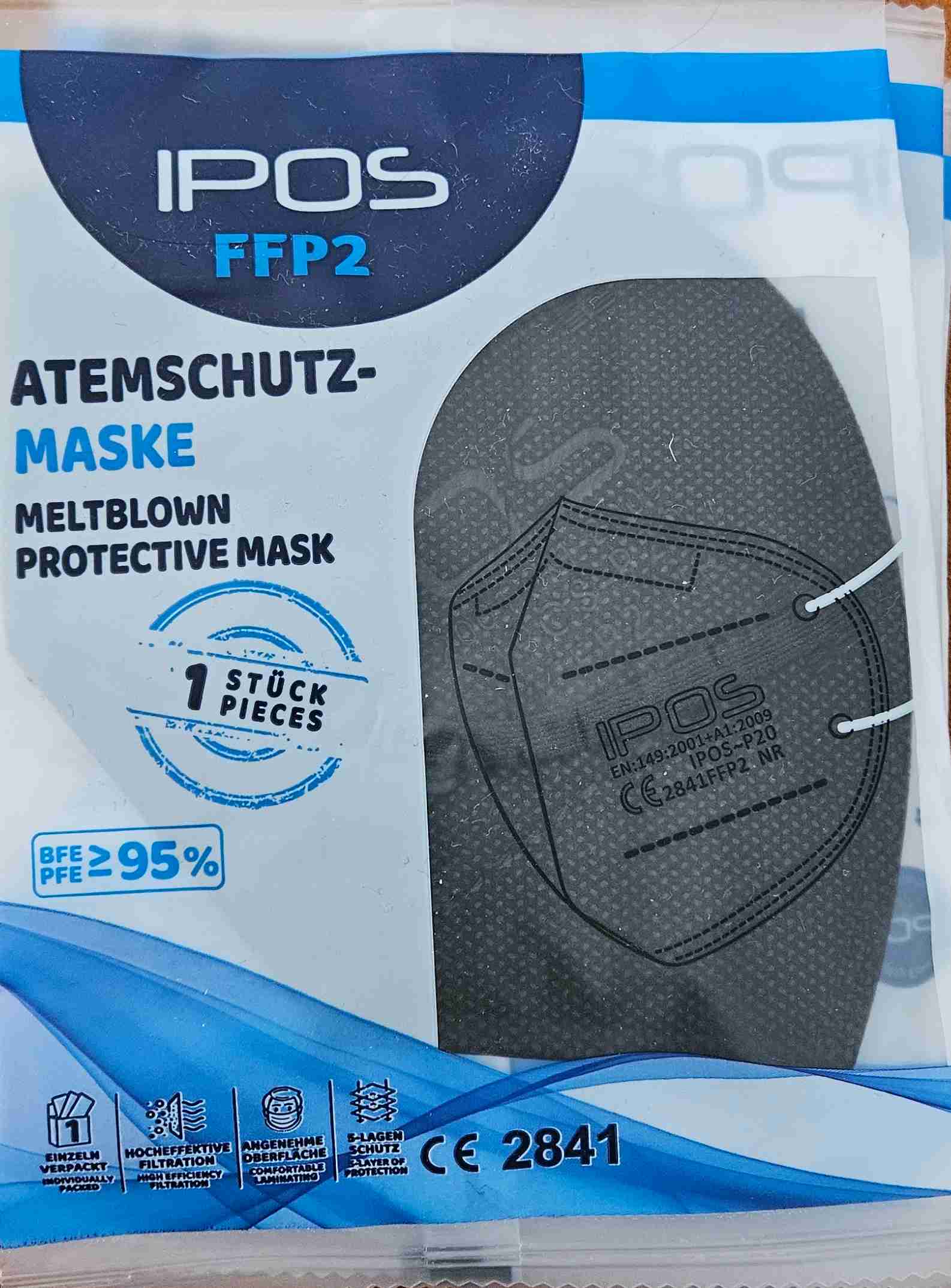 Maske, FFP2, schwarz