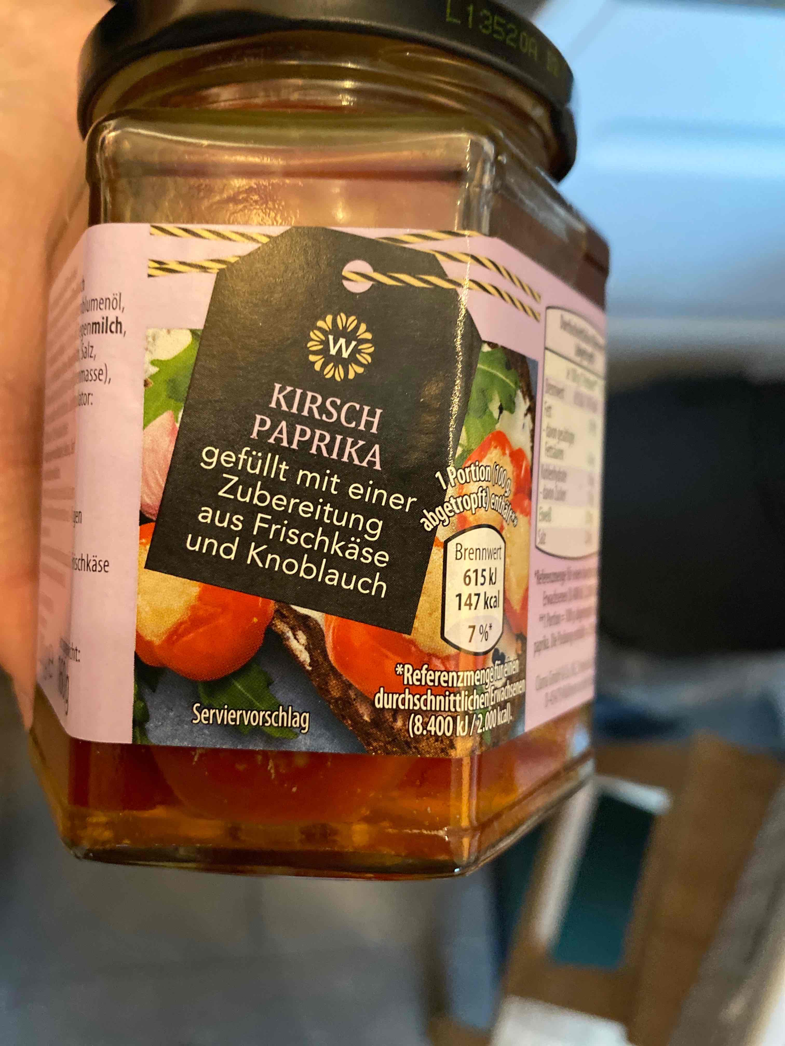 Kirschpaprika gefüllt