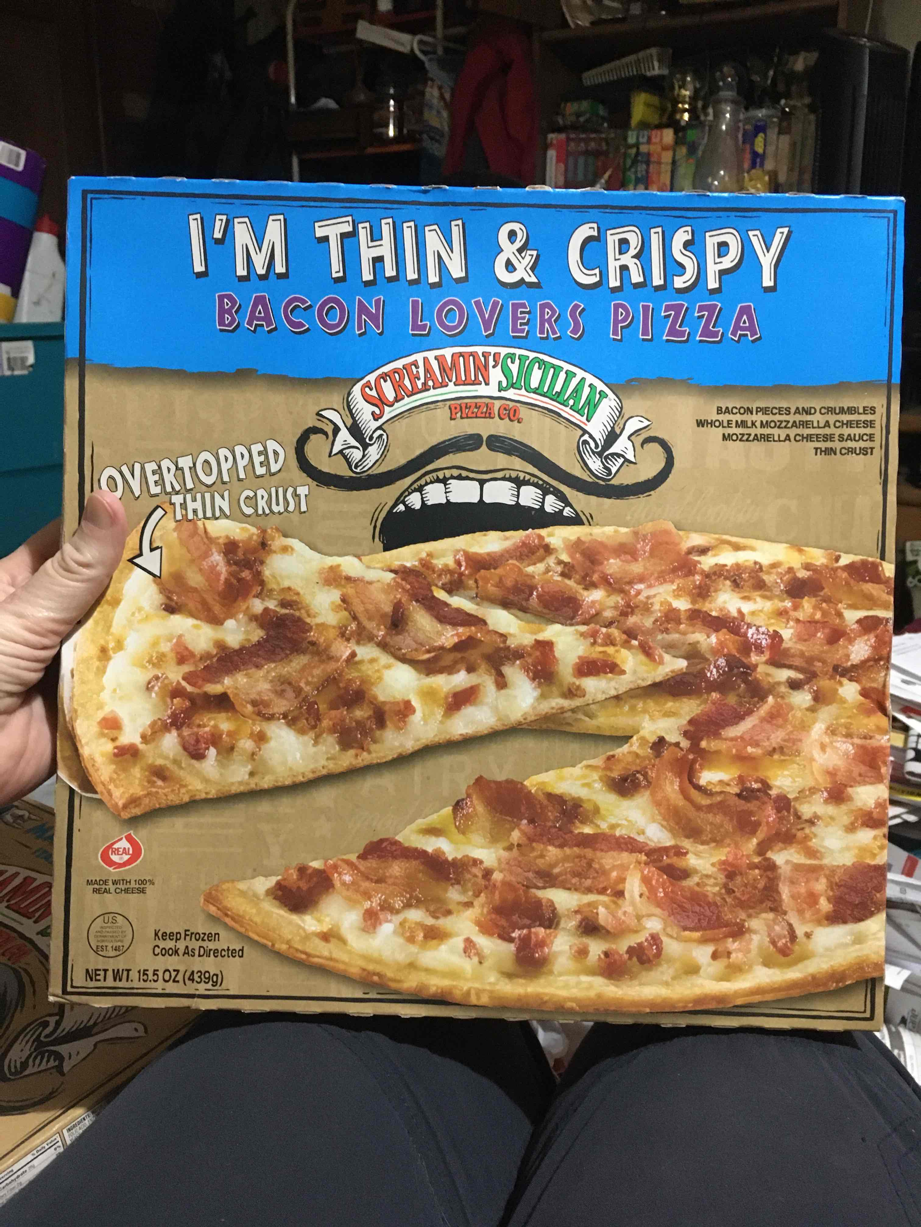 I'm Thin & Crispy Bacon Lovers Pizza