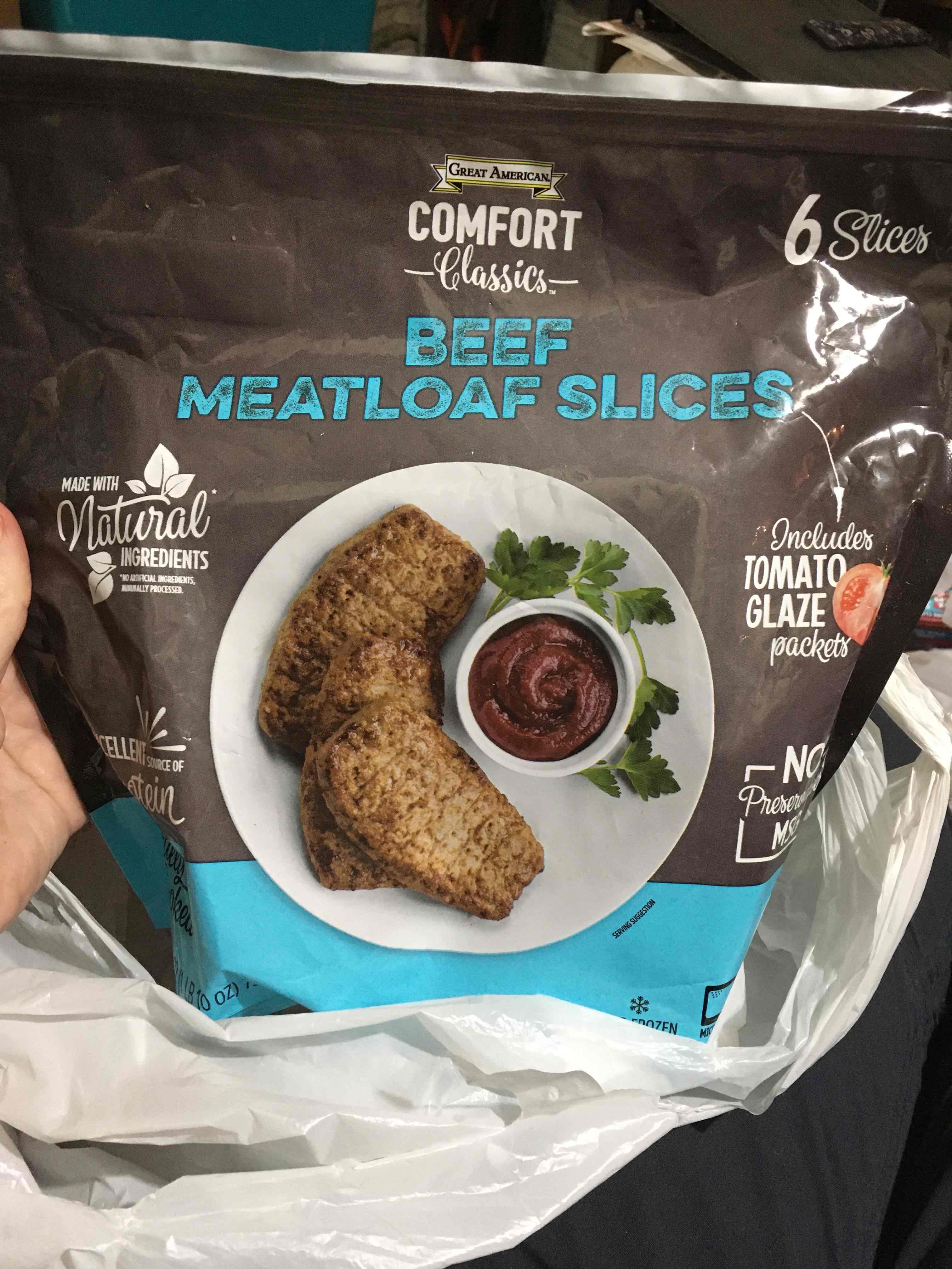 Beef Meatloaf Slices