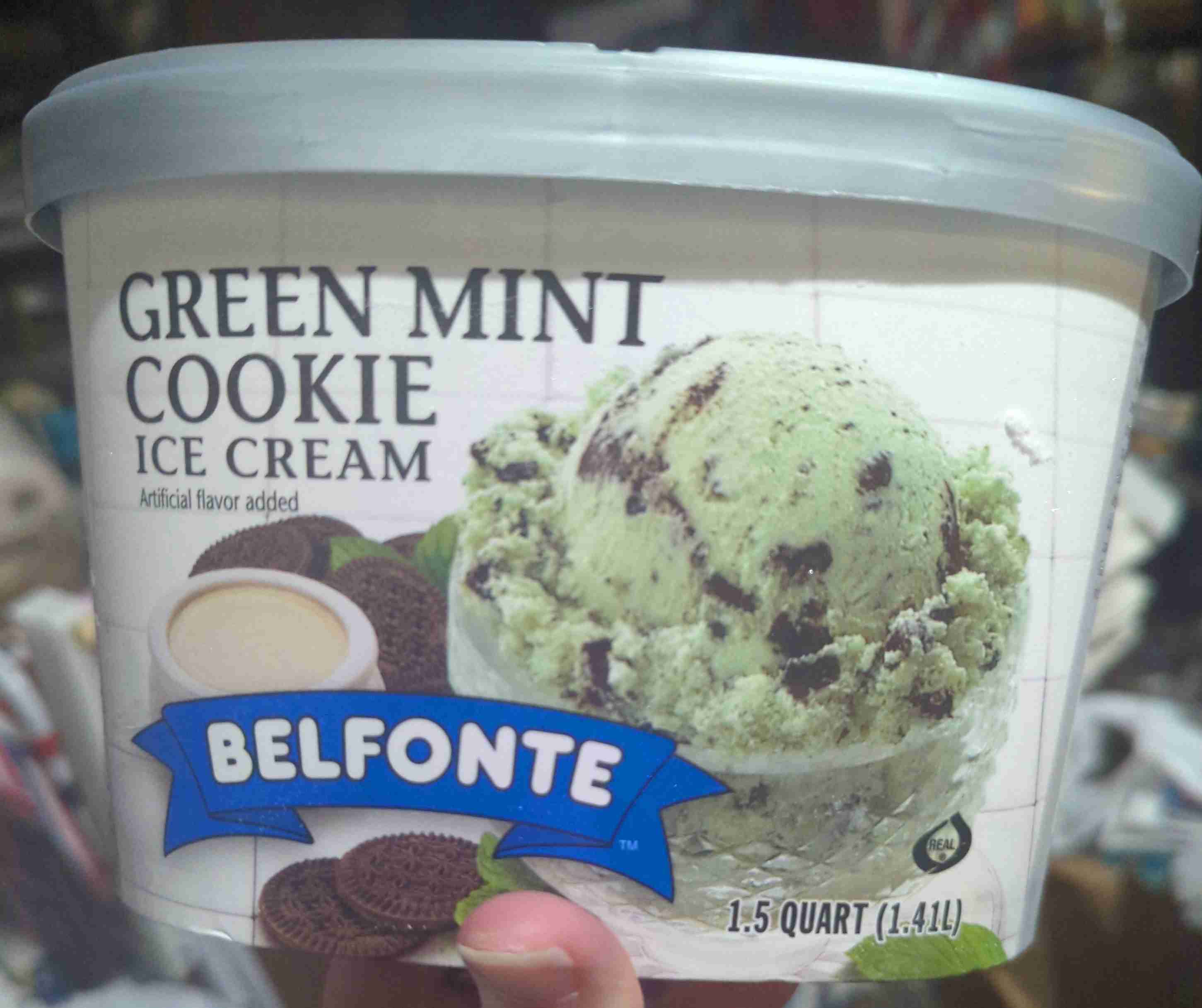 Green Mint Cookie Ice Cream 