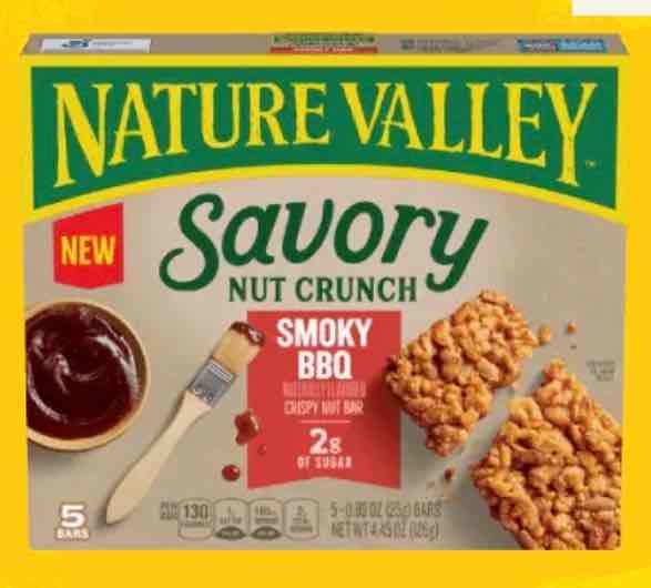 Smoky BBQ Savory Nut Crunch Bars