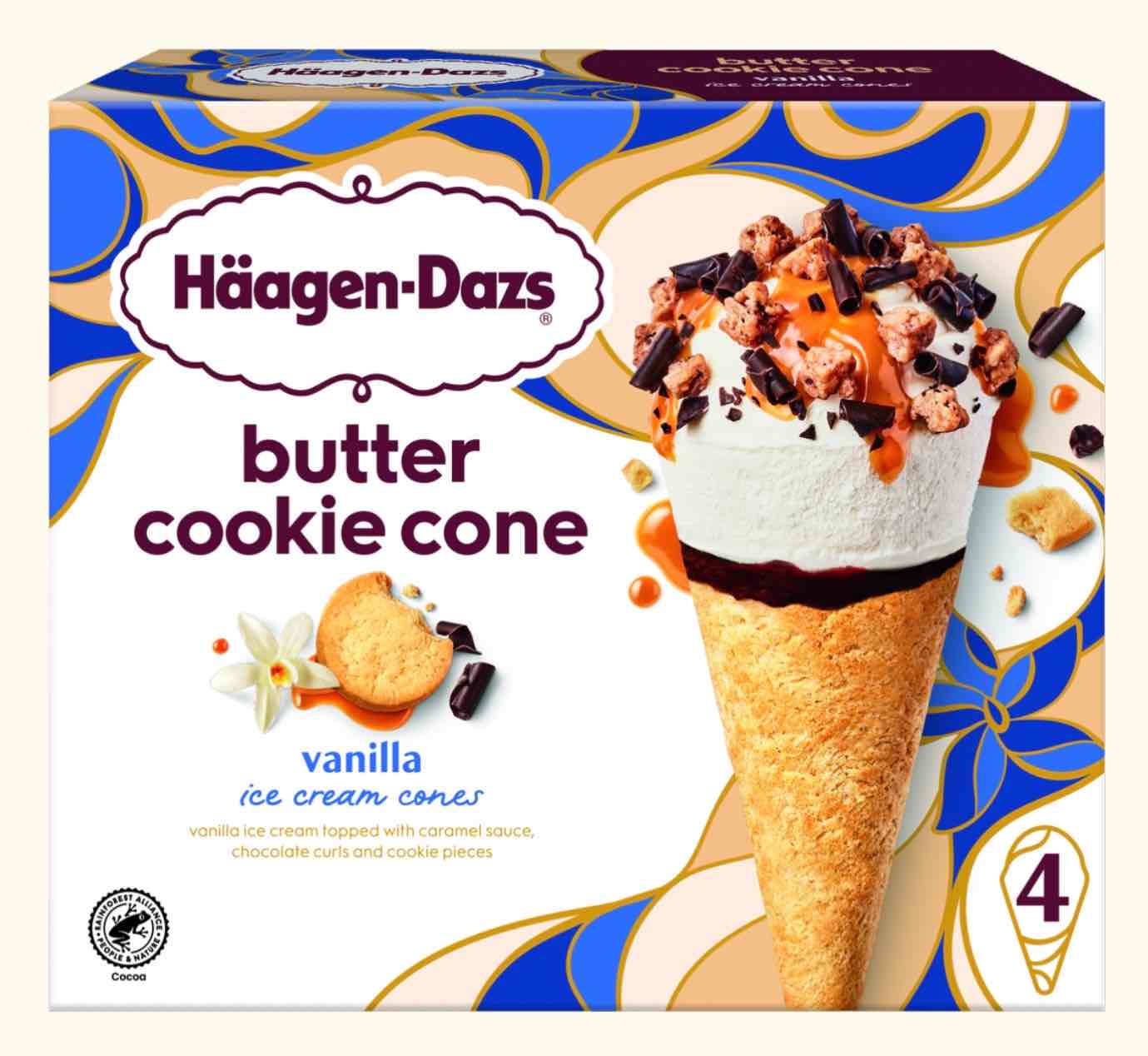 Butter Cookie Cone Vanilla