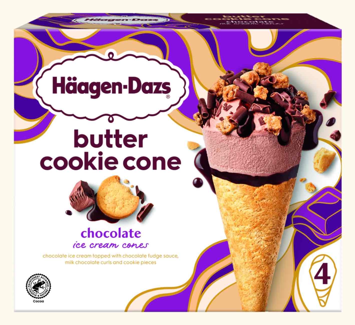 Butter Cookie Cone Chocolate
