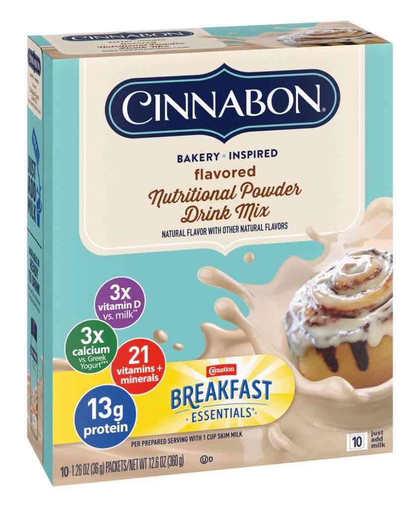 Breakfast Essentials® Cinnabon® Flavored Powder Drink Mix