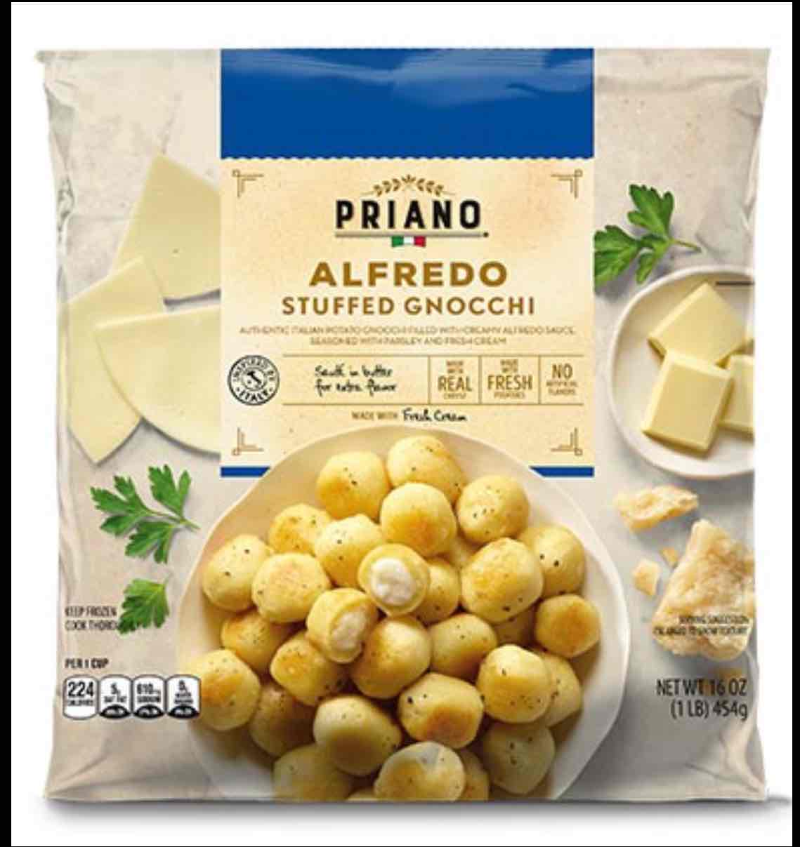 Alfredo Stuffed Gnocchi