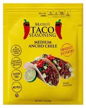 Medium Ancho Chile Taco Seasoning