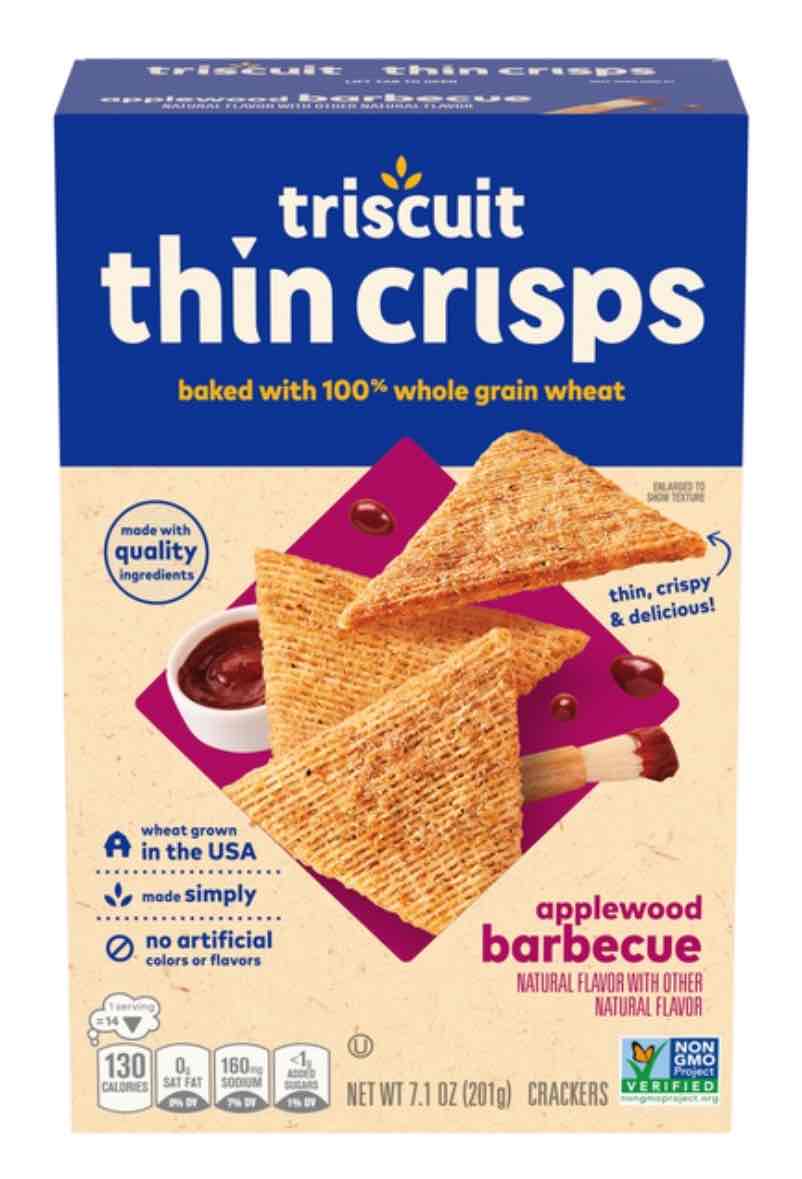 Triscuit Thin Crisps Applewood Barbecue Crackers