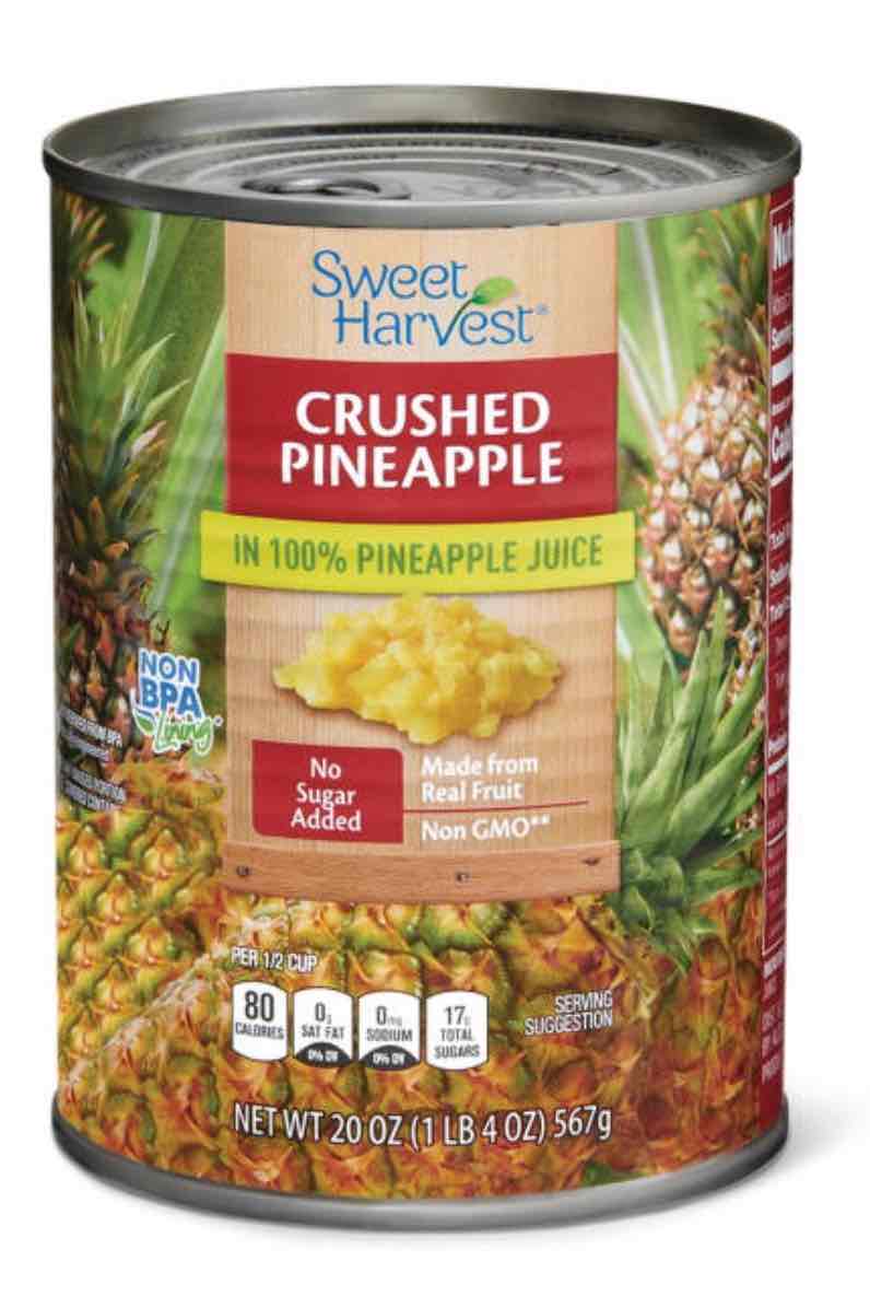 Crushed Pineapple in Pineapple Juice