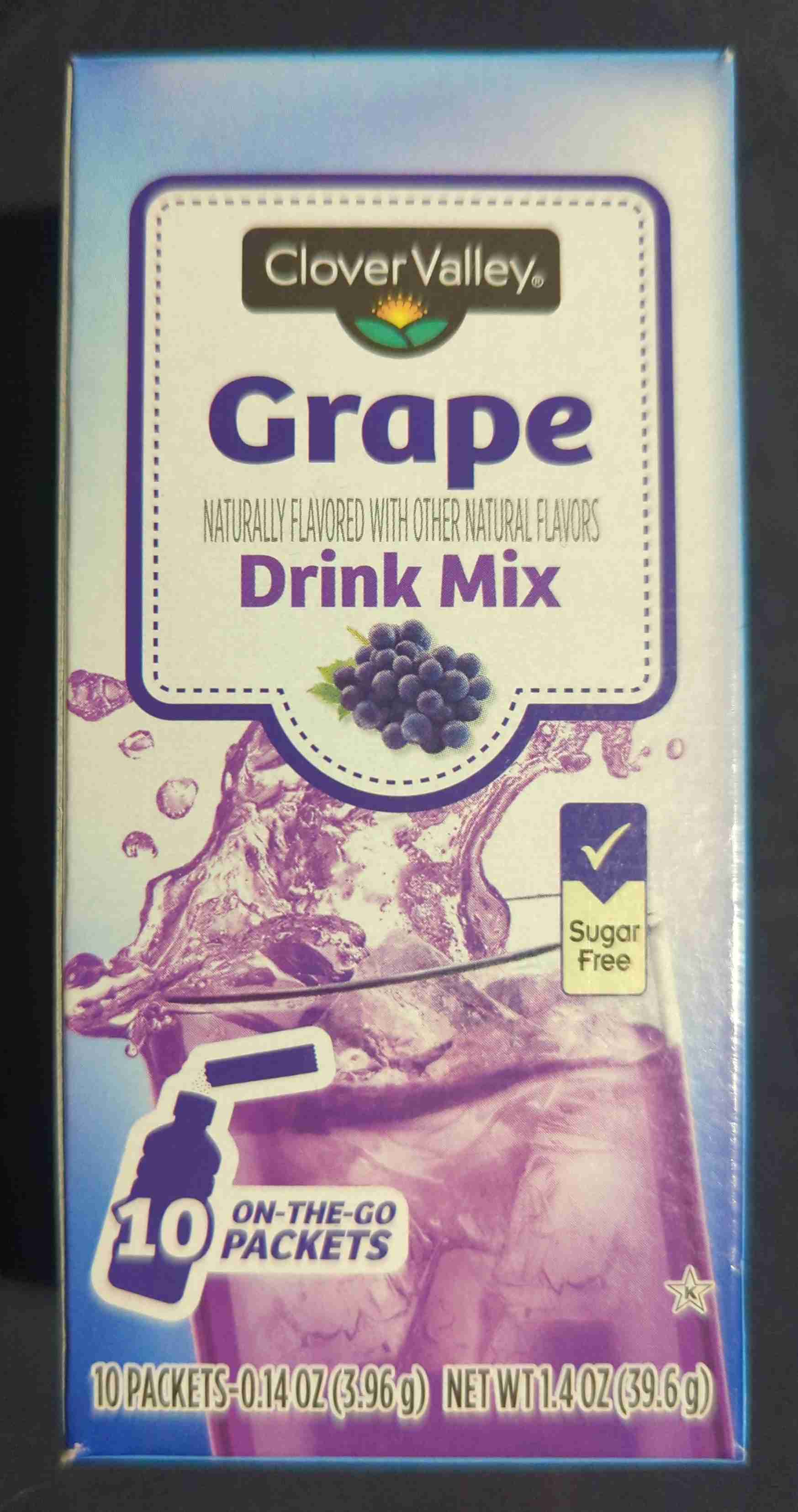 Grape Drink Mix Sugar Free Packets 