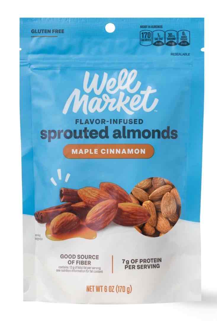 Maple Cinnamon Sprouted Almonds