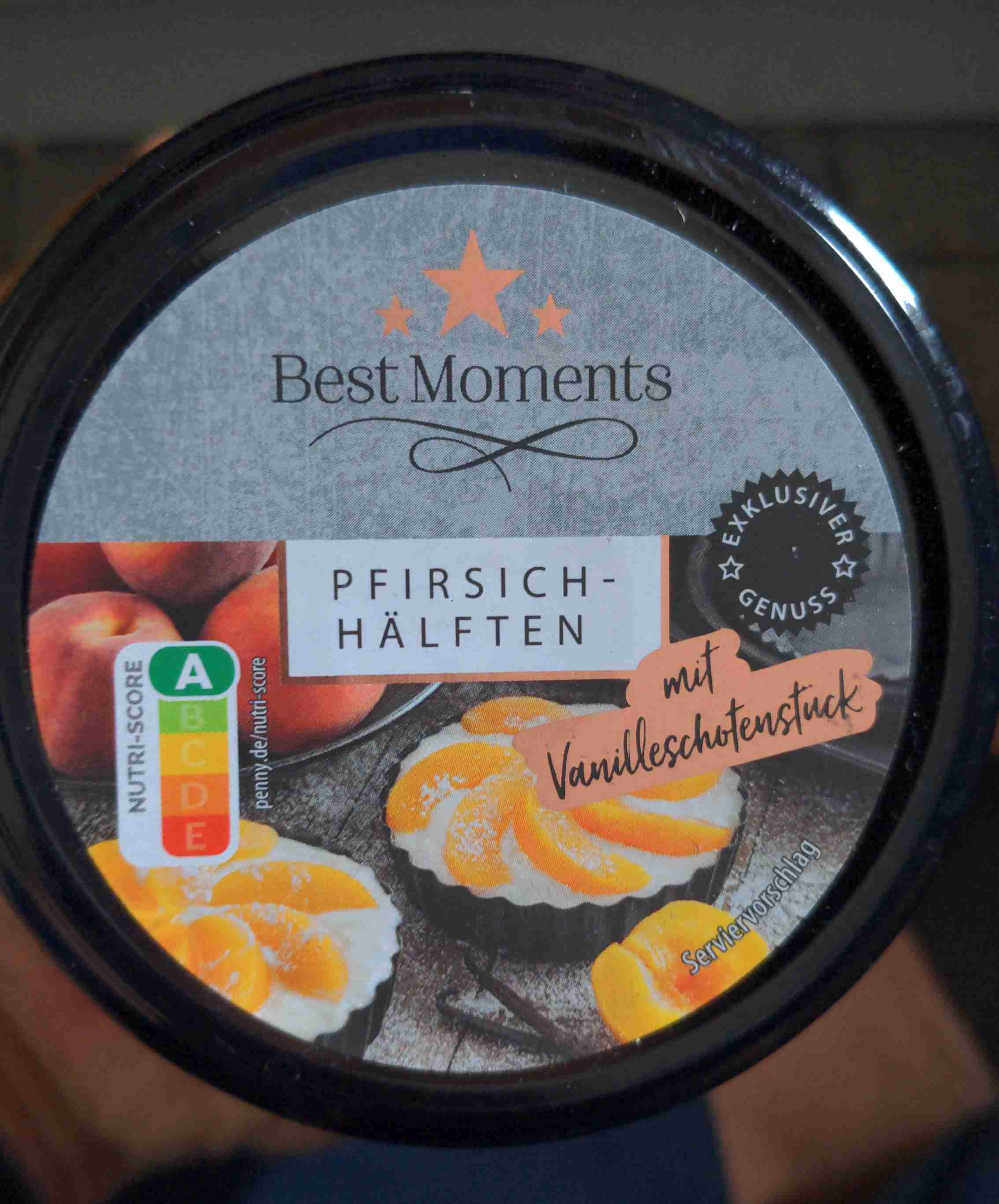 Pfirsich Hälften