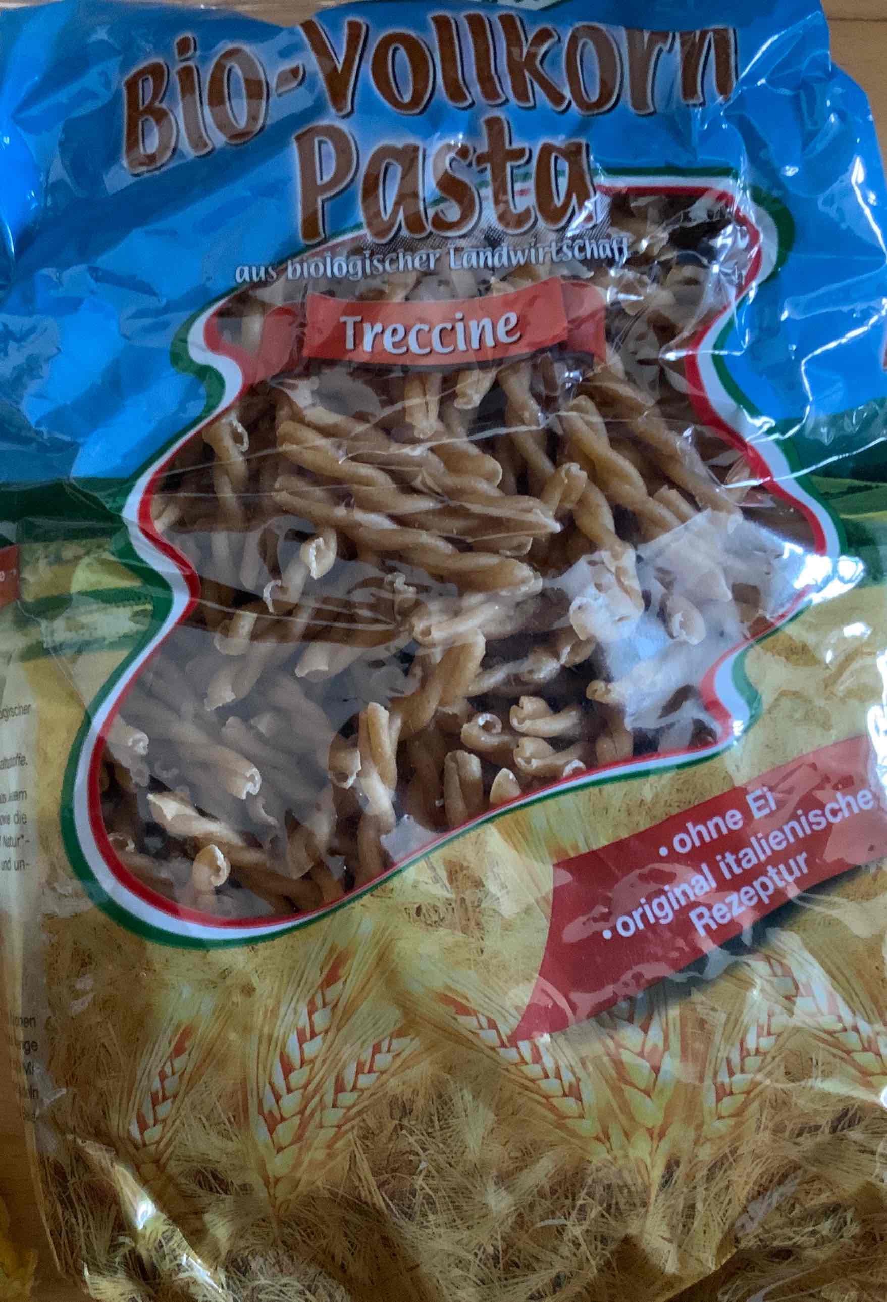 Bio-Vollkorn-Pasta Treccine