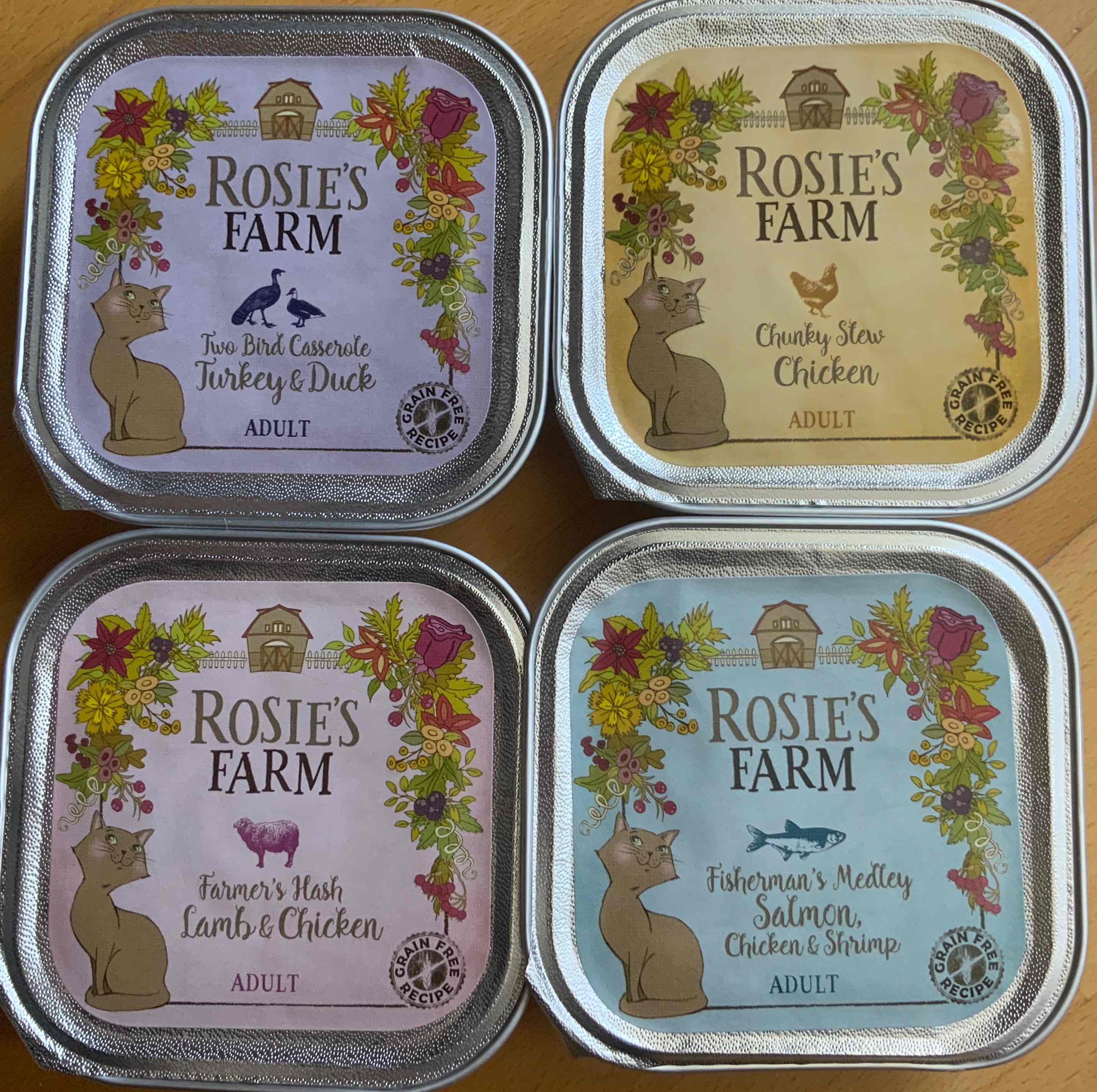 Mixpack (Truthahn&Ente, Huhn, Lamm&Huhn, Lachs&Huhn&Shrimps)
