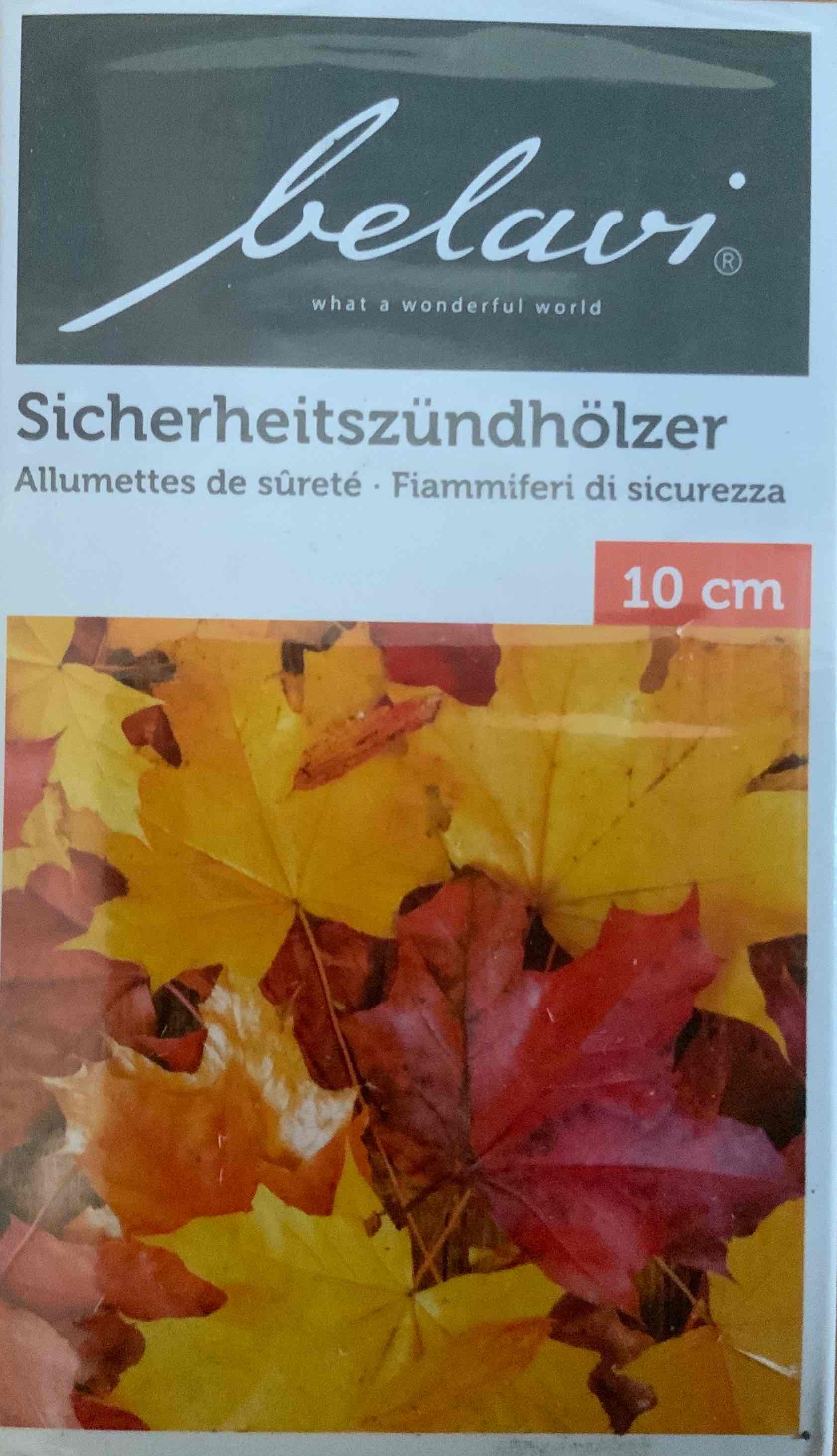 Sicherheitszündhölzer 10cm