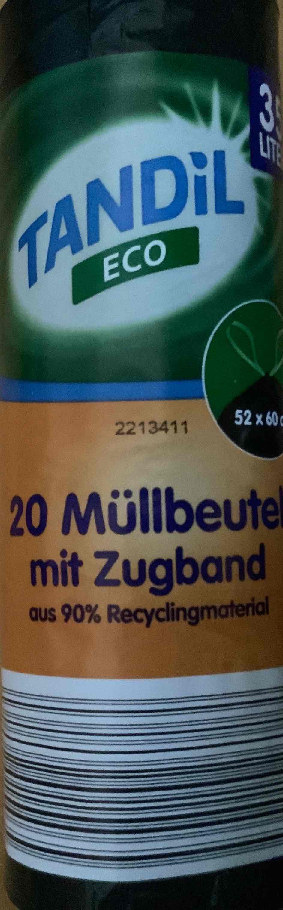 Müllbeutel mit Zugband 35l
