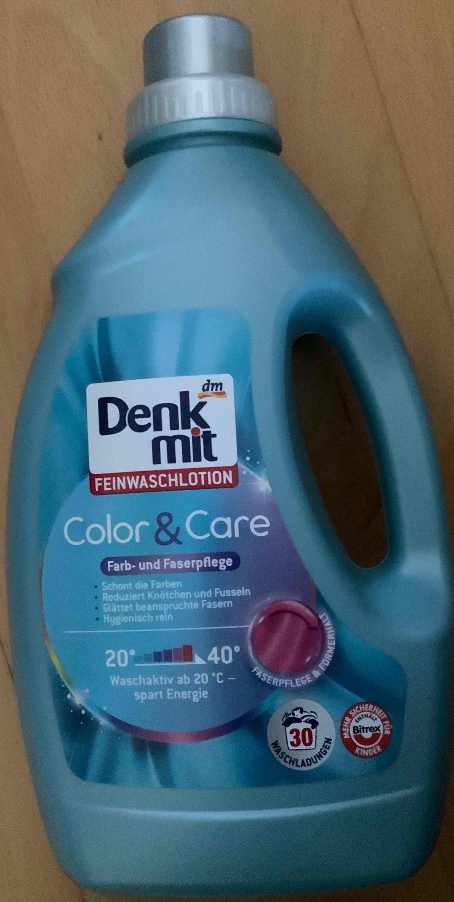 Color & Care Farb und Faserpflege Feinwaschmittel