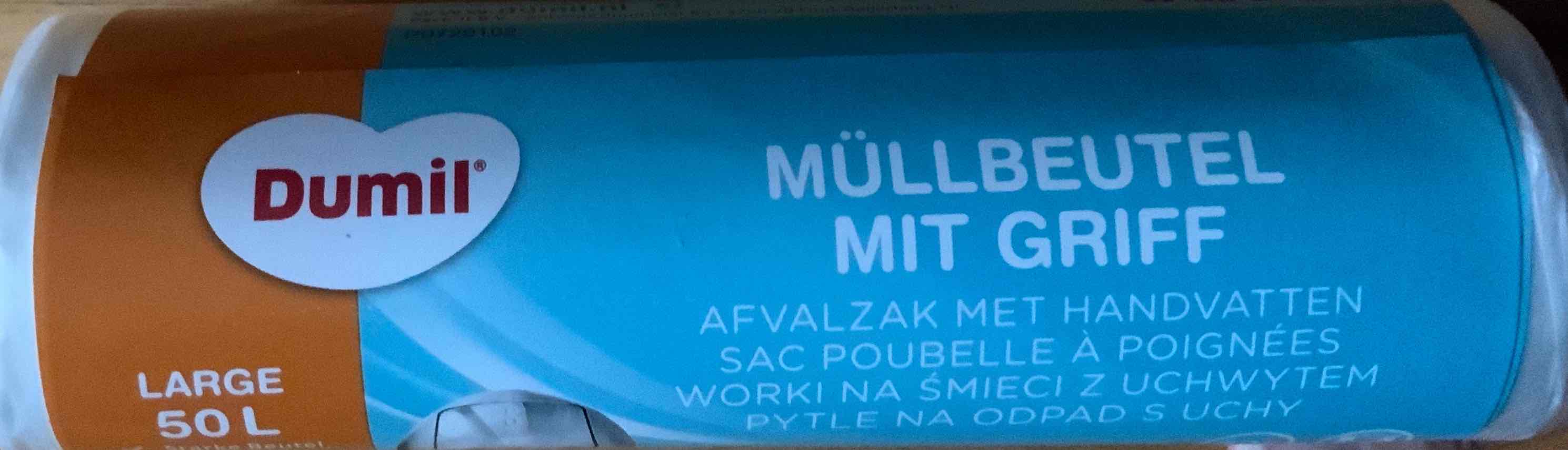 Müllbeutel mit Griff 50l