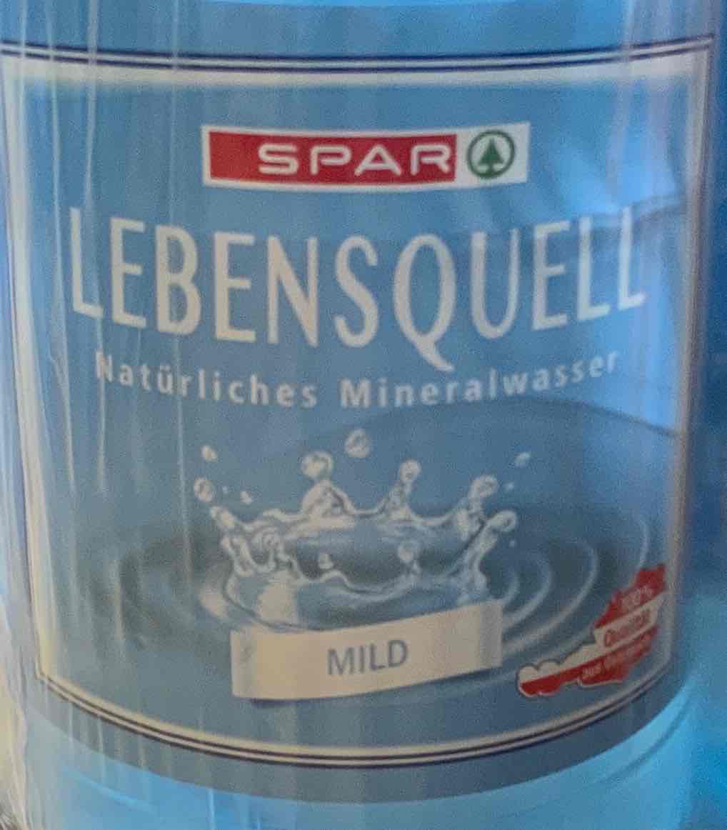 Lebensquell natürliches Mineralwasser Mild