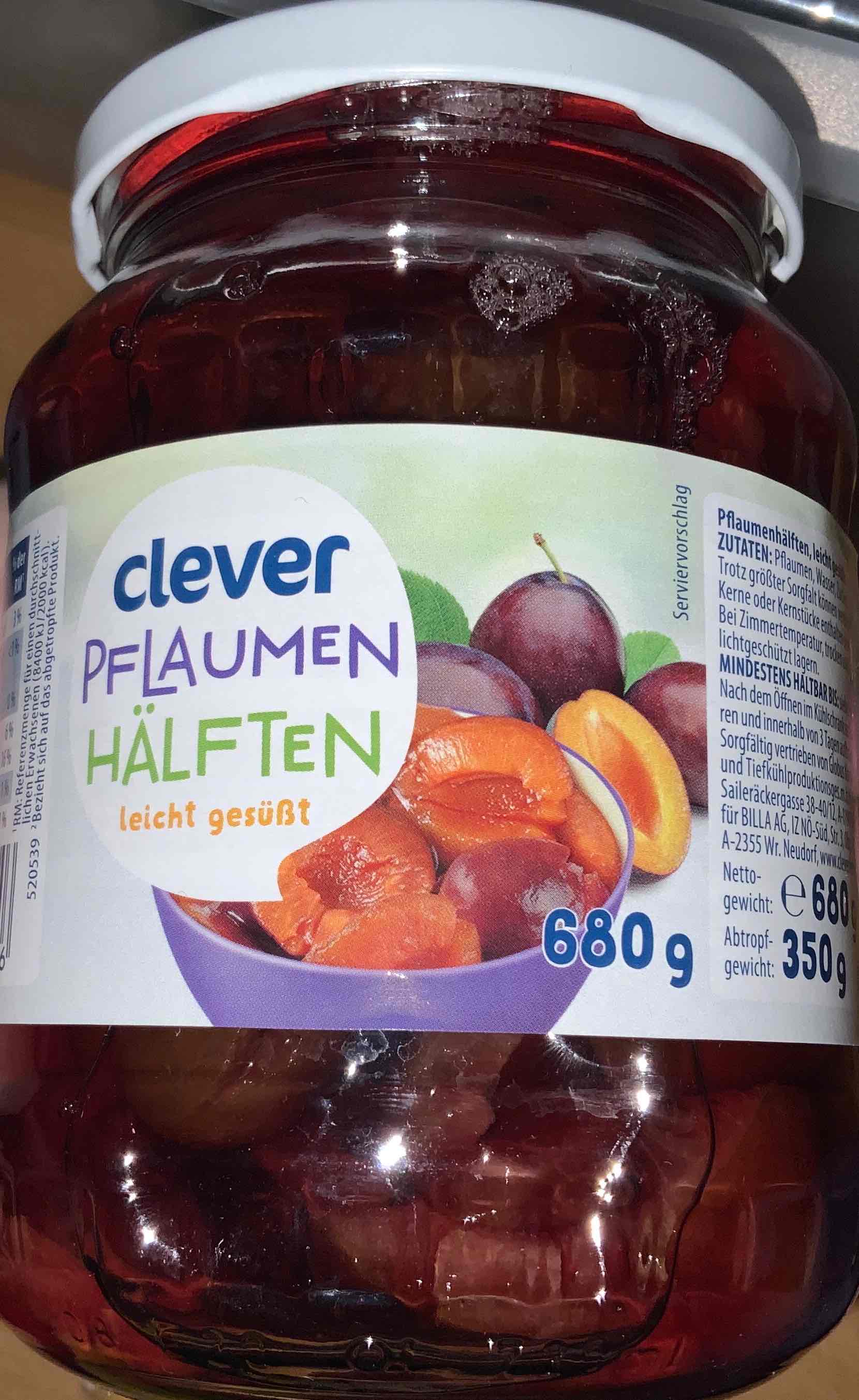 Pflaumen Hälften leicht gesüßt