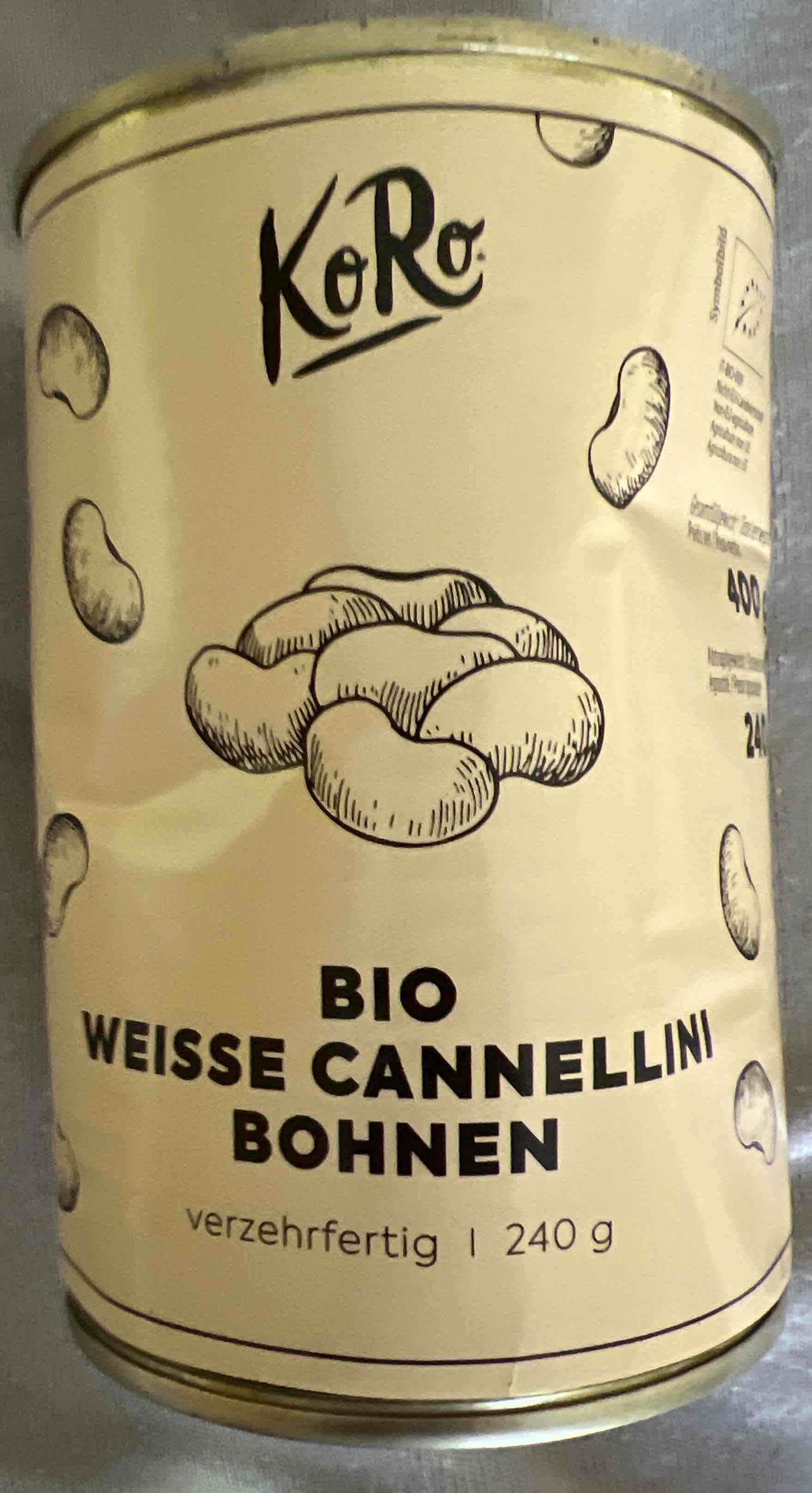 Bio weisse Cannellini Bohnen