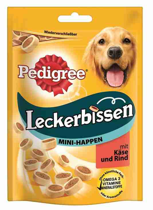 Leckerbissen mini-Happen mit Käse und Rind