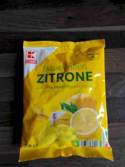 Halsbonbons Zitrone