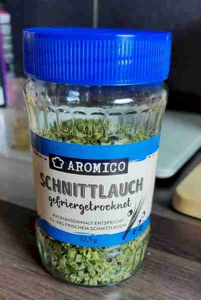 Schnittlauch gefriergetrocknet