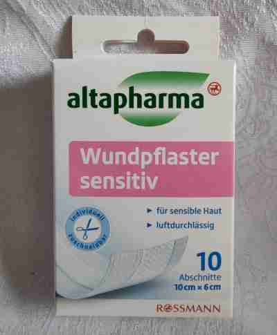 Wundpflaster Sensitiv 10cm x 6cm
