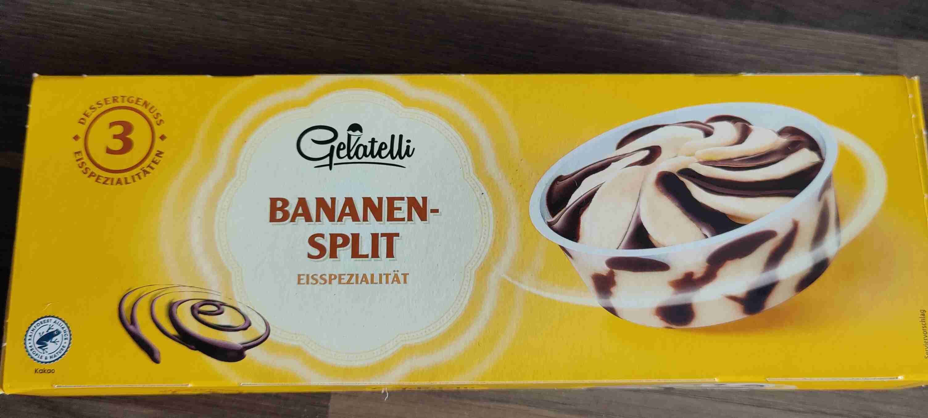 Bananensplit Becher 