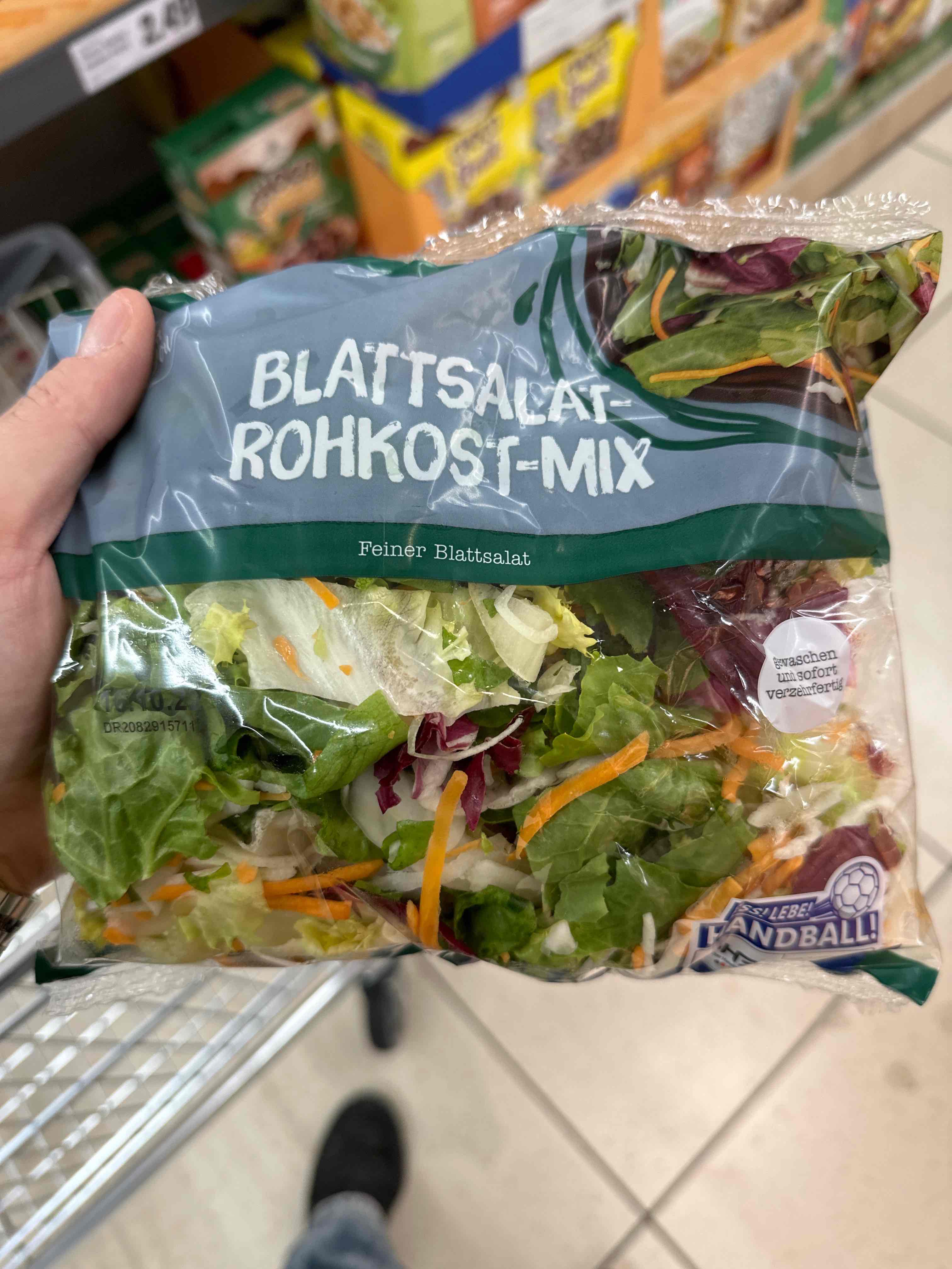 Blattsalat-rohkostmix
