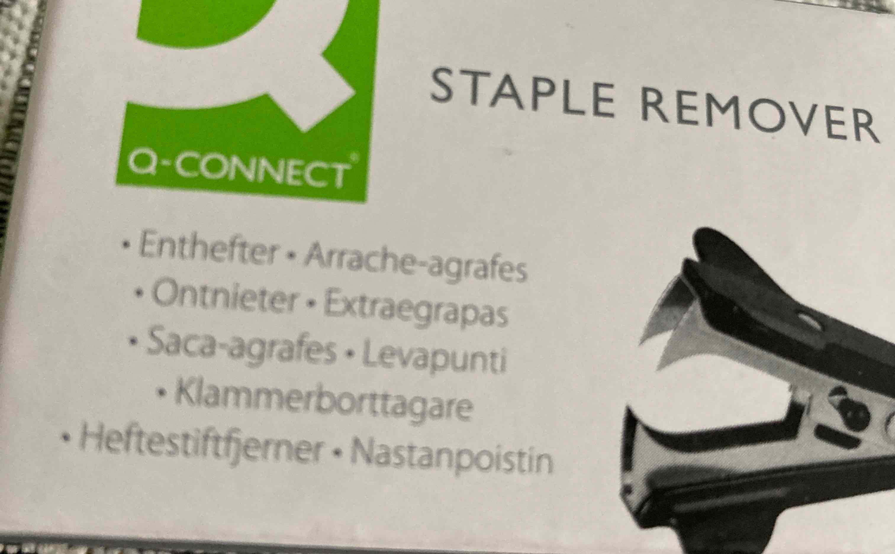Staple Remover