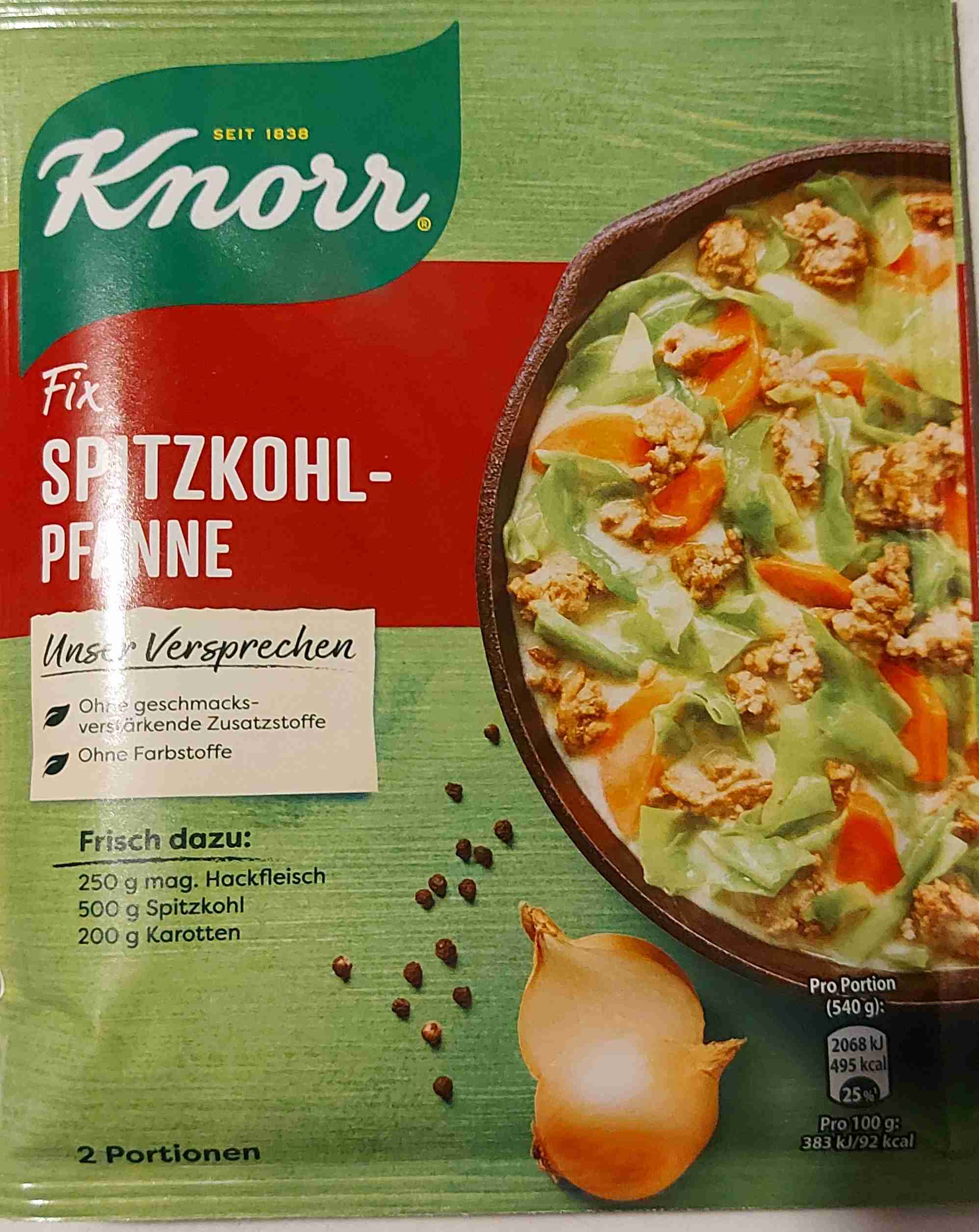 Fix Spitzkohlpfanne