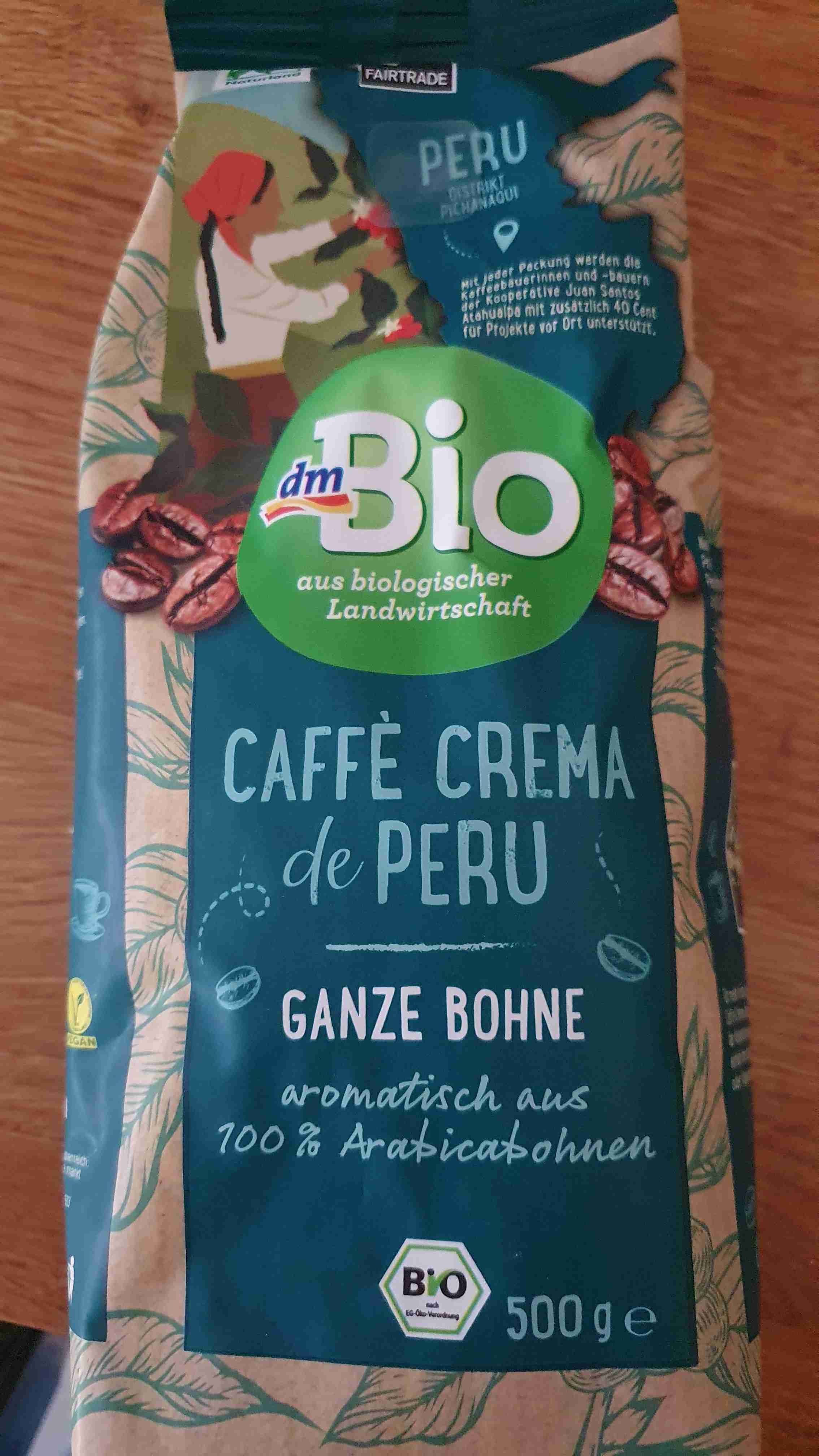 Café crema de Peru
