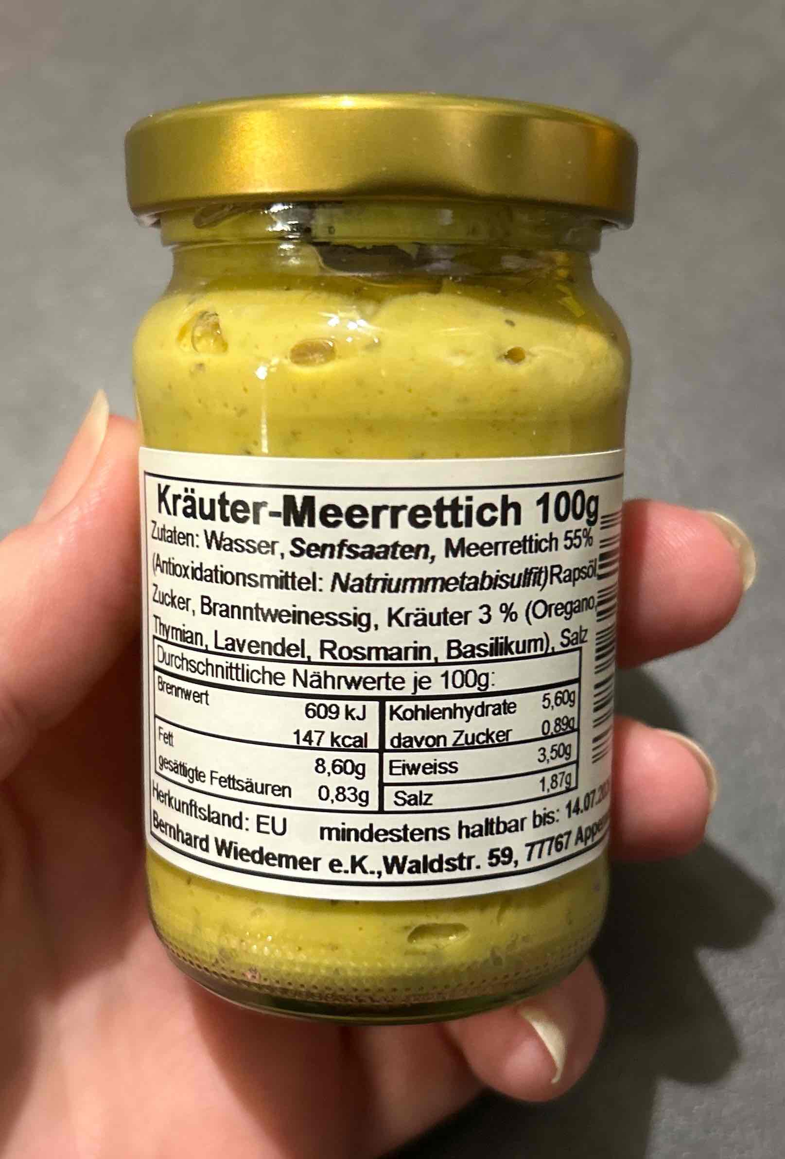 Kräuter- Meerrettich