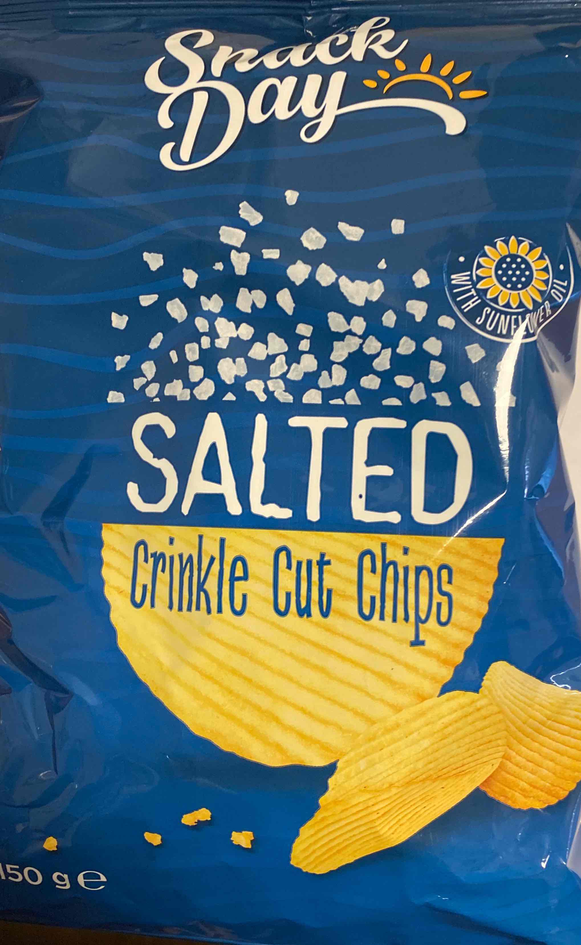 Chips gesalzen