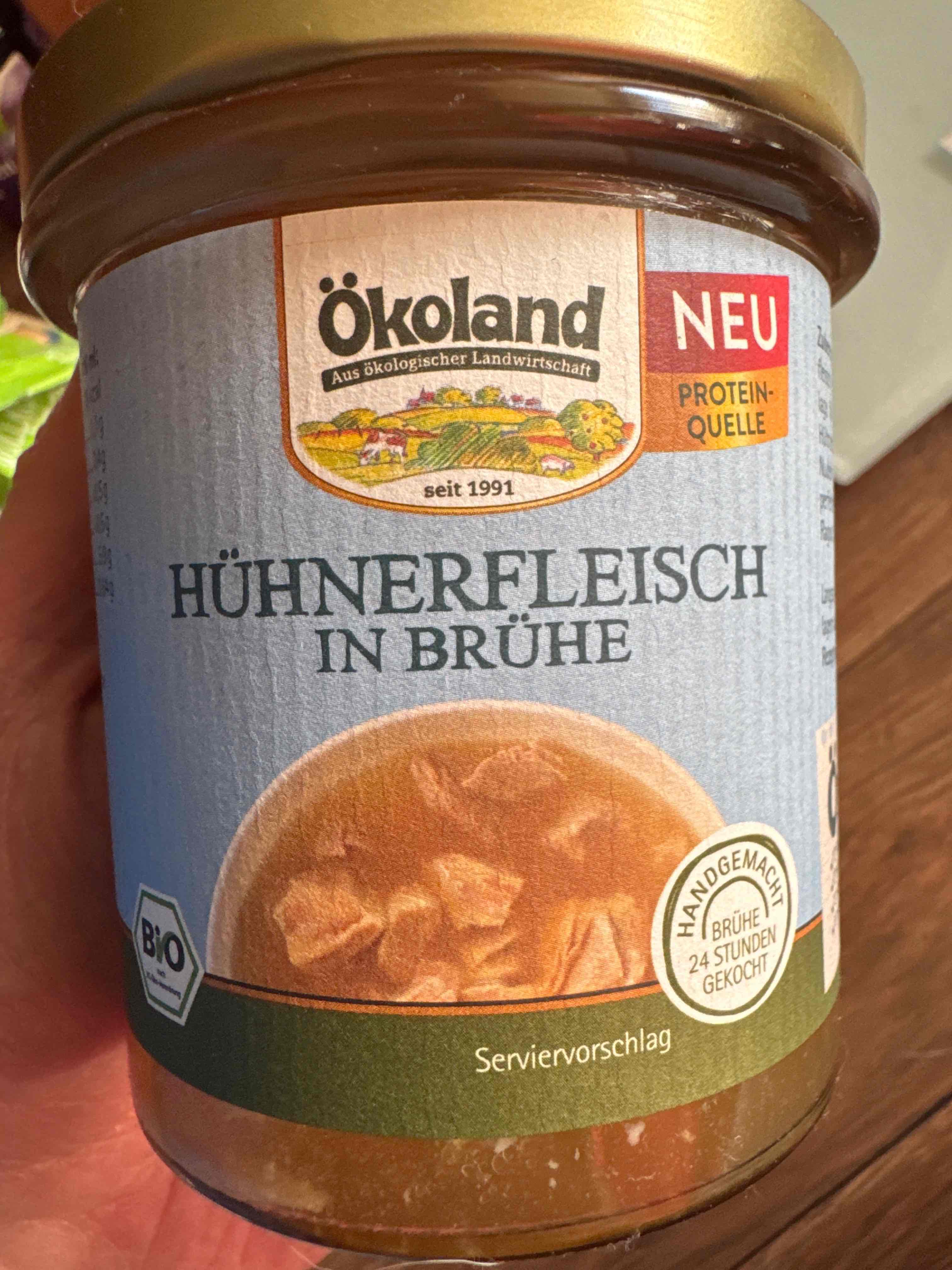 Hühnerfleisch in Brühe Bio