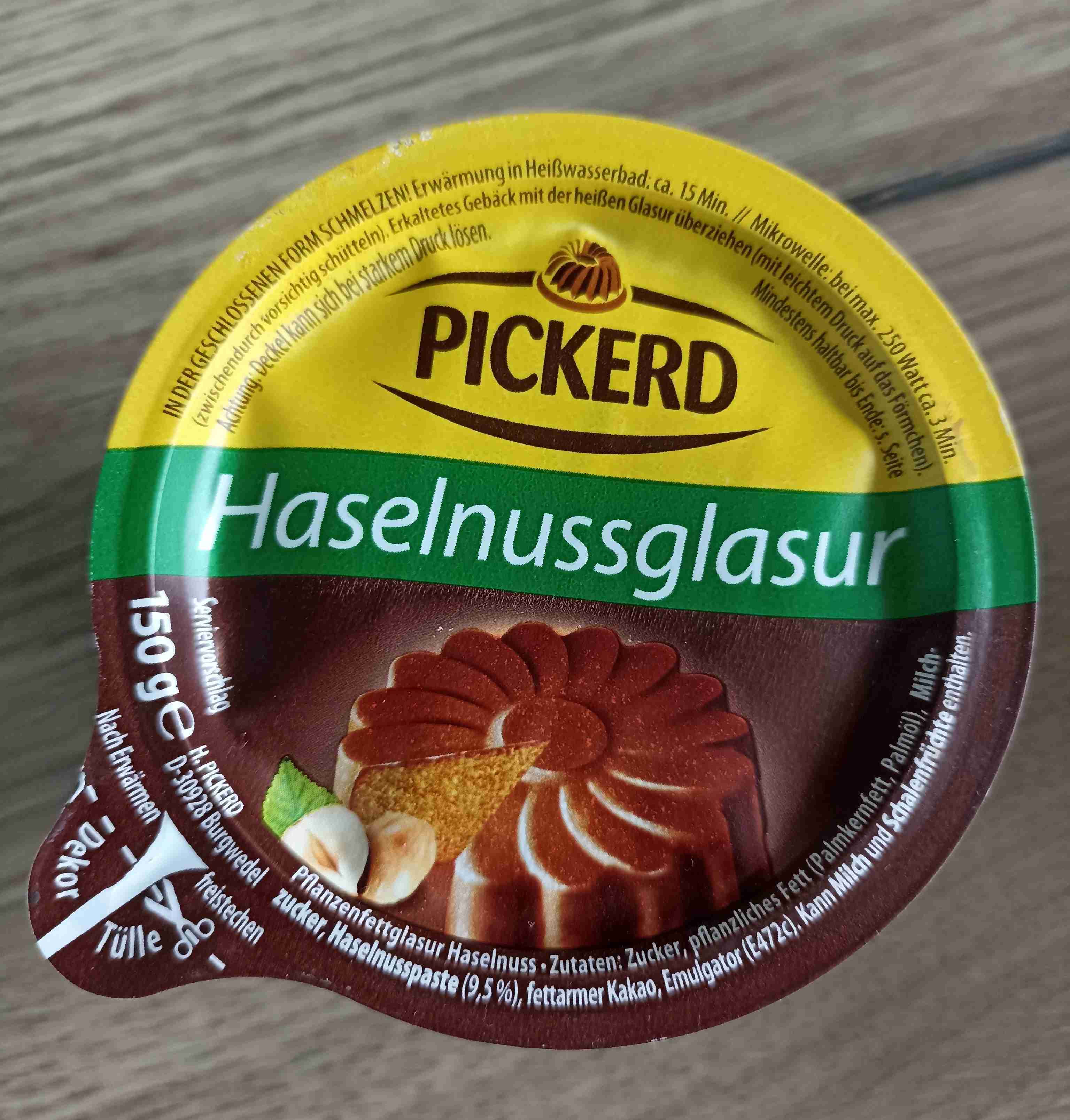 Haselnussglasur