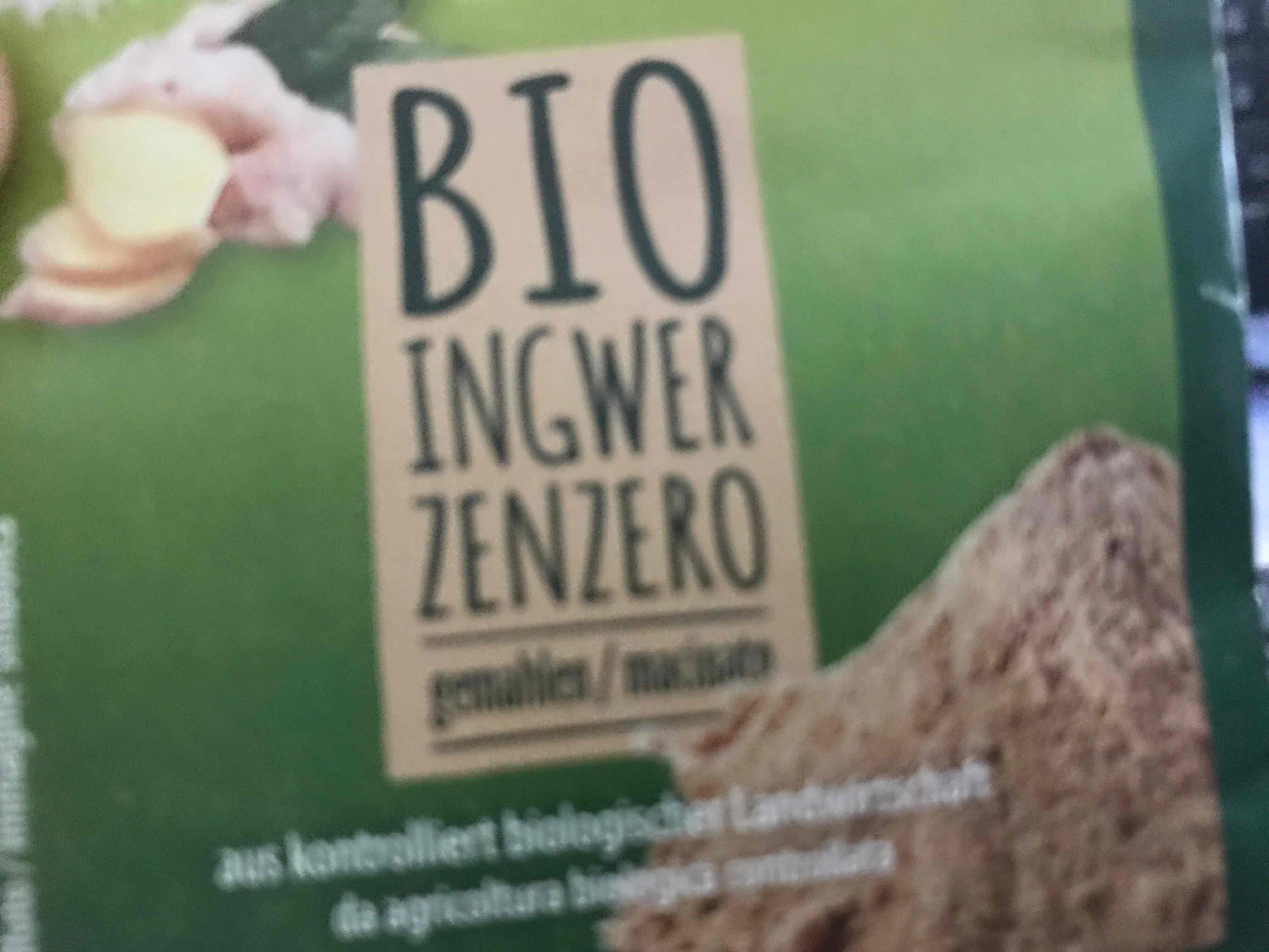 Bio Ingwer Zenzero