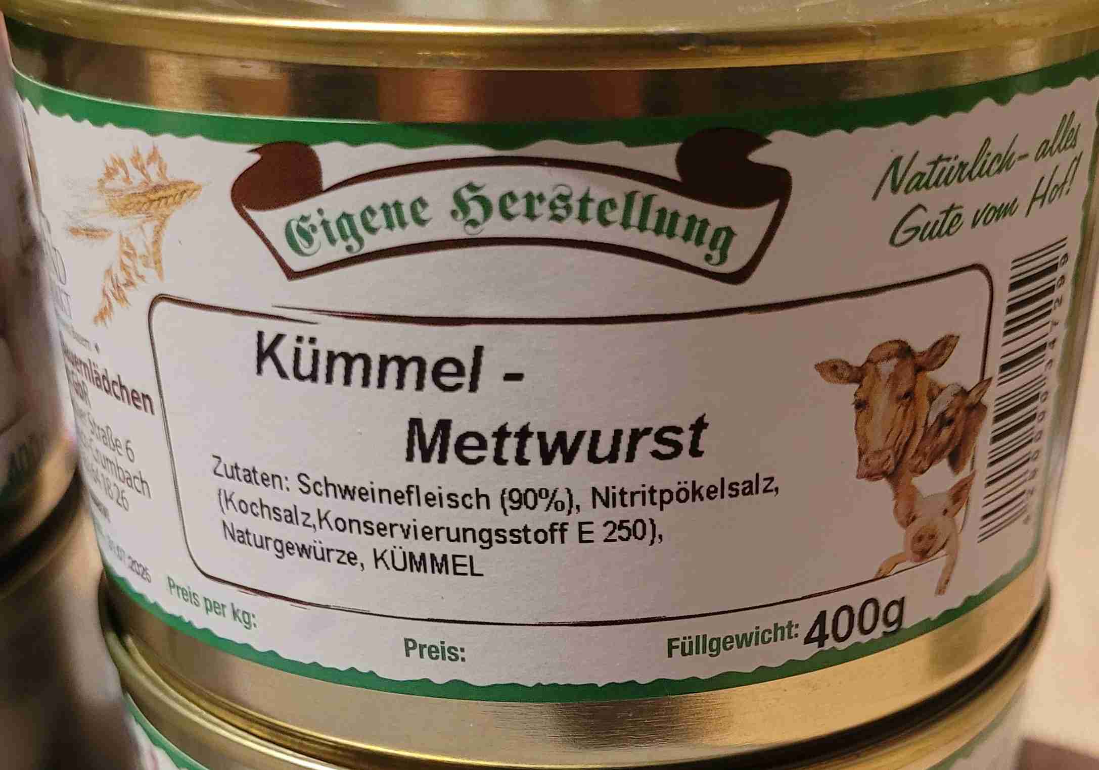 Kümmel Mettwurst
